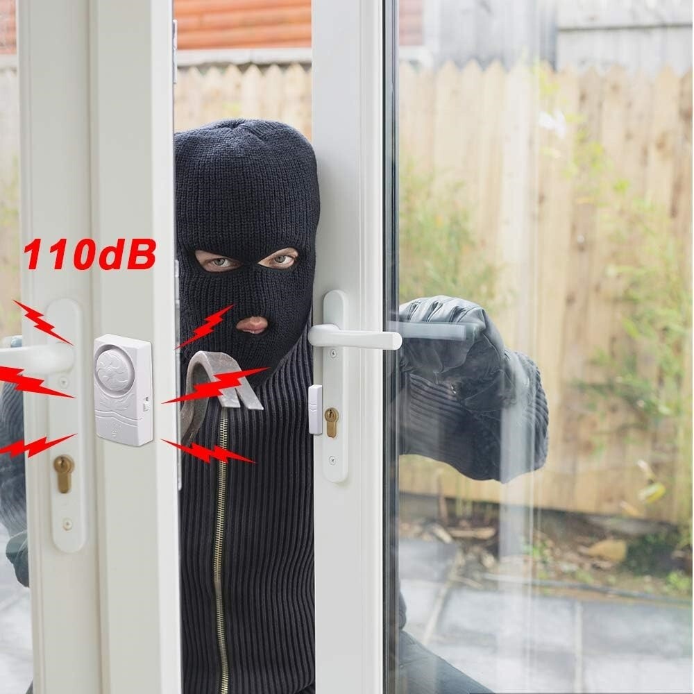 Alarmas Para Puertas Y Ventanas De Alarma Seguridad Casa Inalambrica Sensor NEW