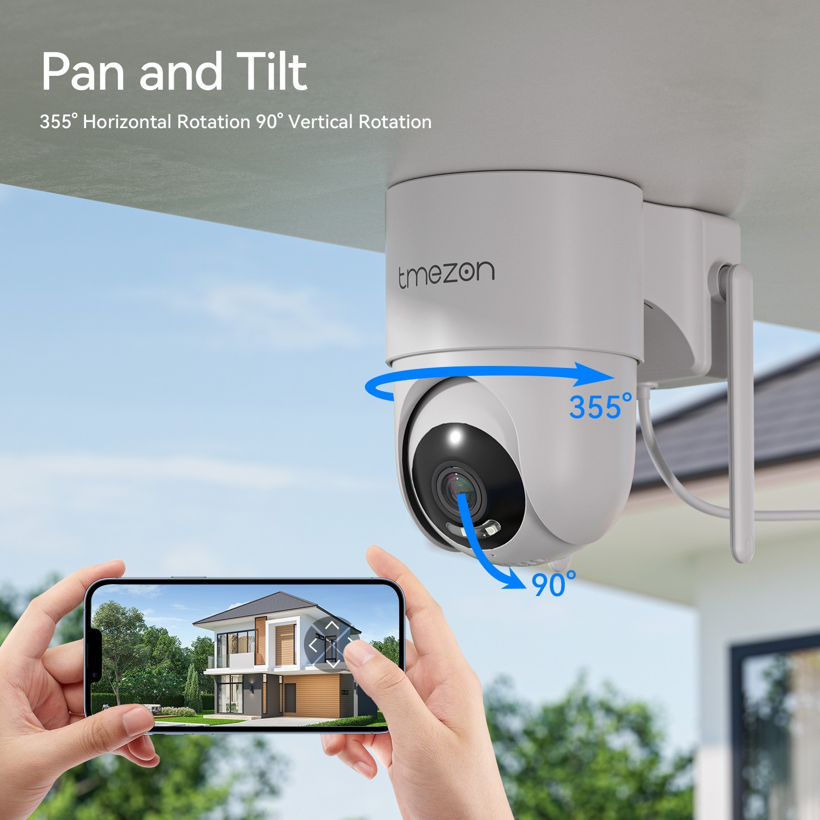 PTZ Security Camera System Outdoor Wireless Audio CCTV 10CH NVR 12” Monitor 1TB