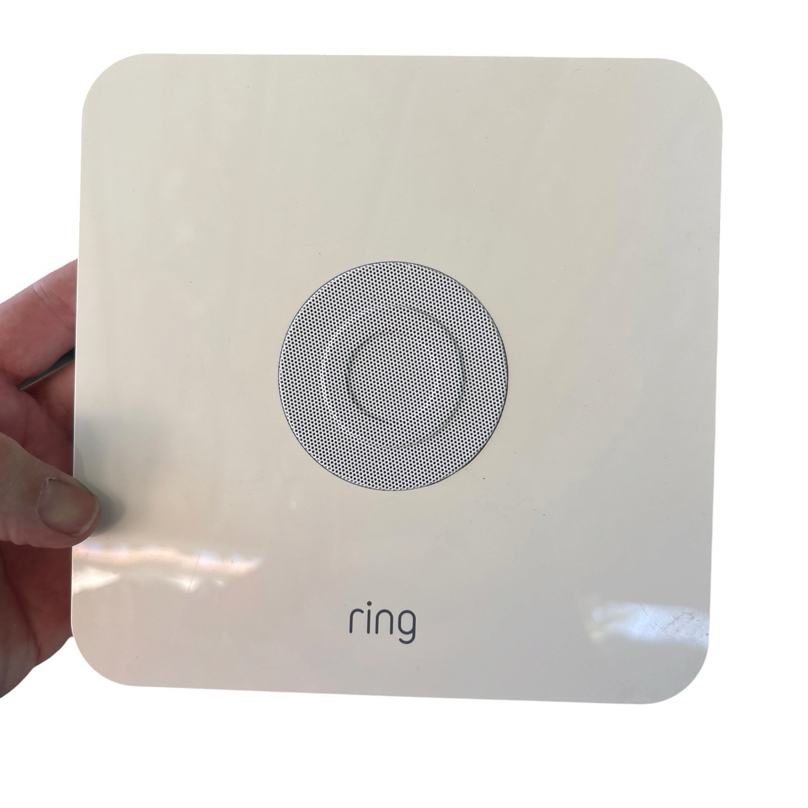 Ring Alarm Base Station -1st Gen- White 4HB1S70EN0 with AC Adapter