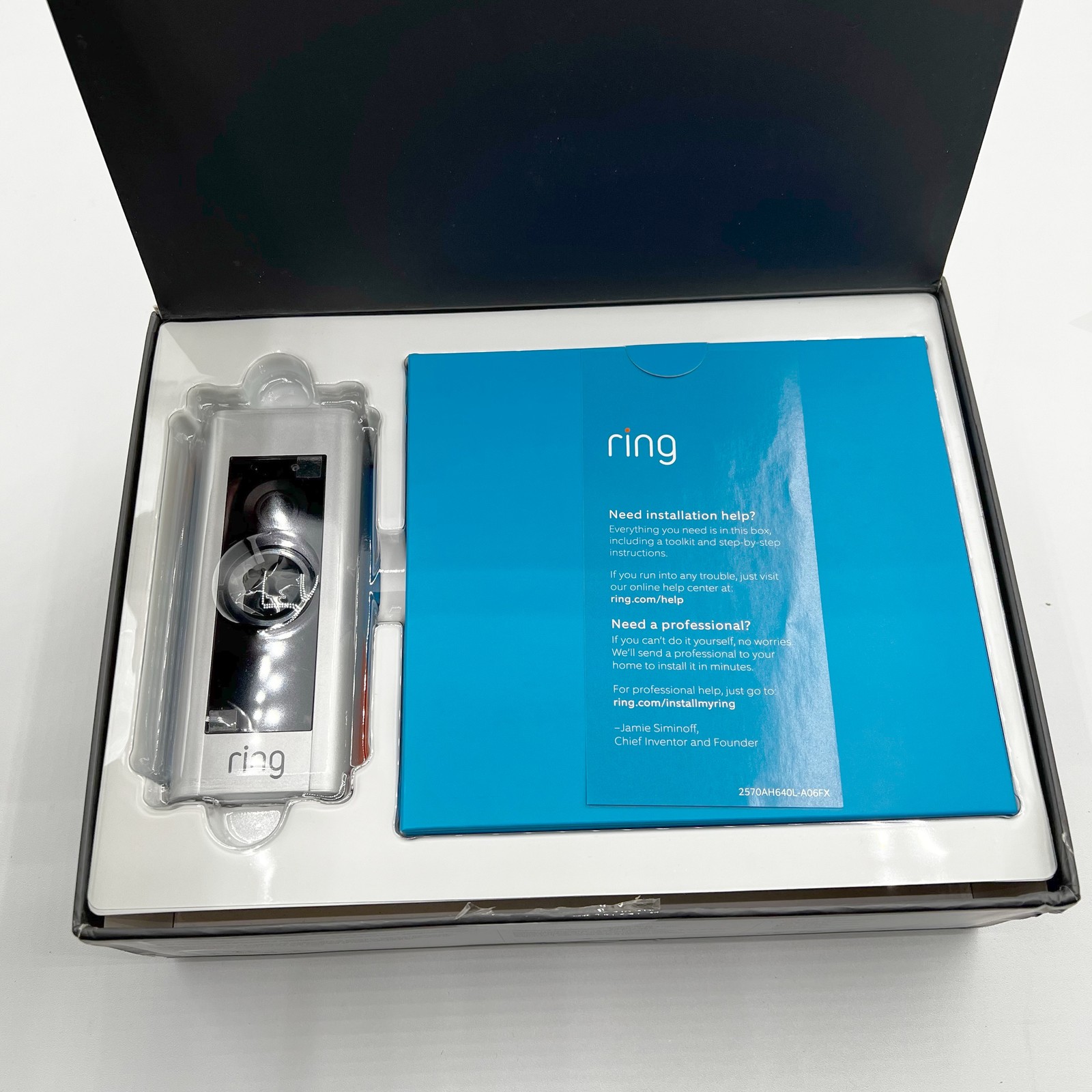Ring Video Doorbell Pro – Satin Nickel