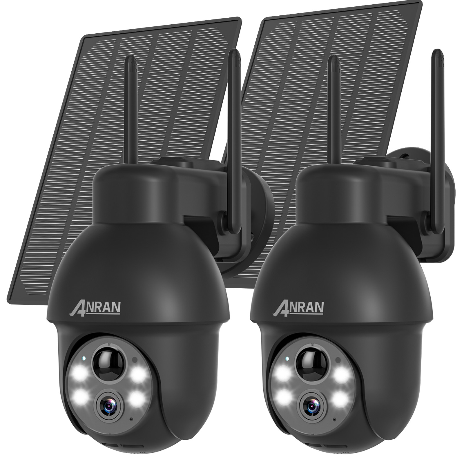 ANRAN Solar Battery Wifi Outdoor Pan/Tilt Home Security Cameras System Wireless