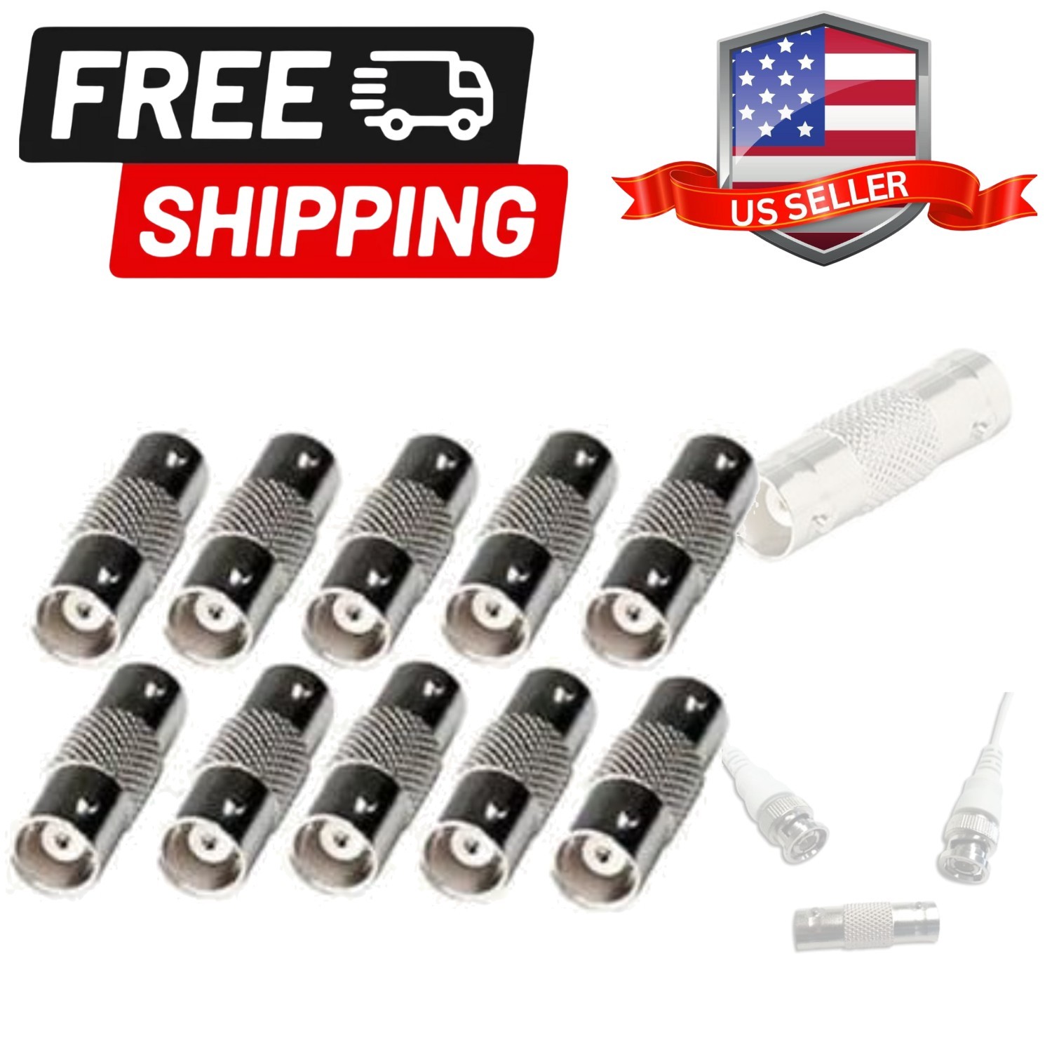 Night Owl security surveillance system Cable Extend Coupler 10pc for 4, 8, 16 ch