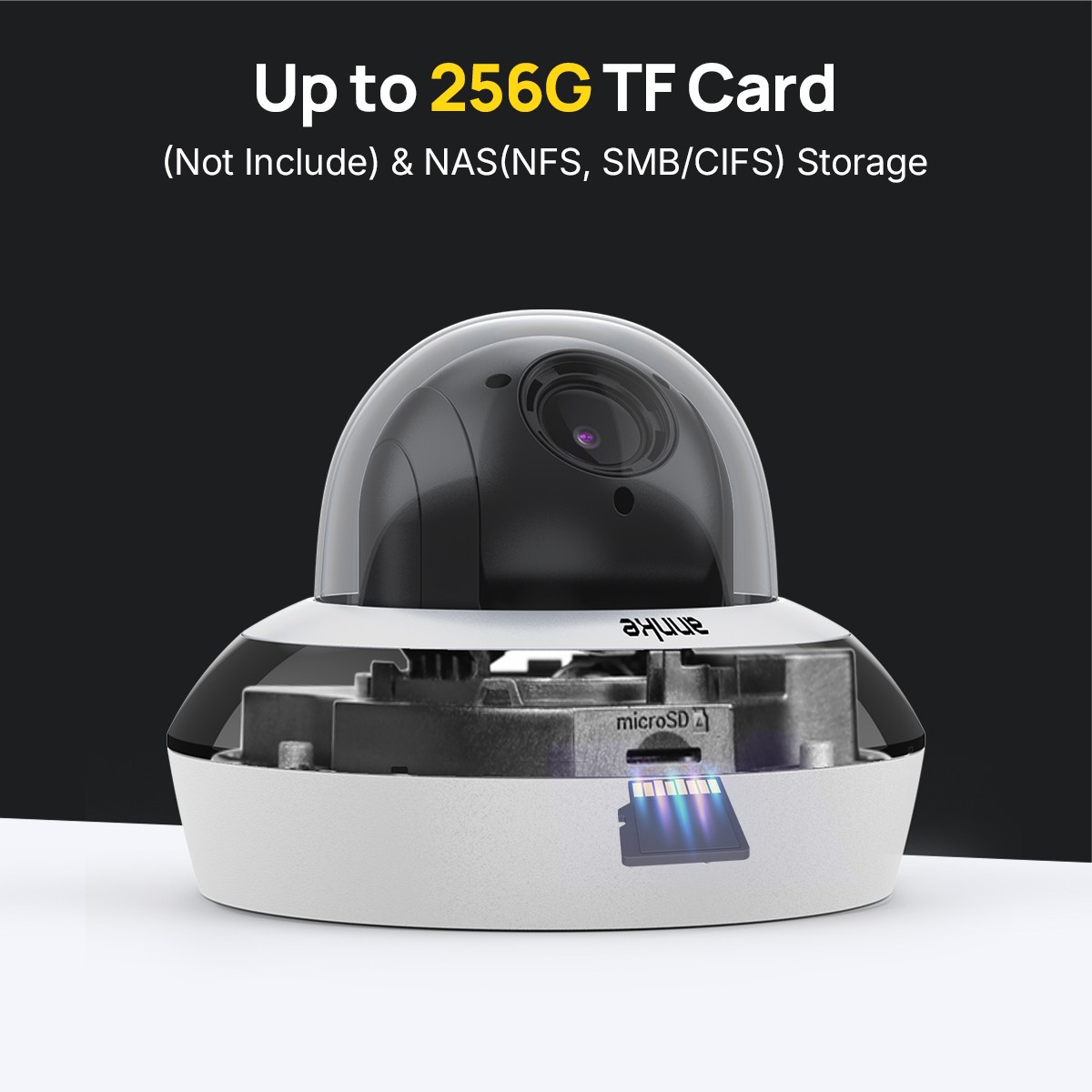 ANNKE 5MP POE PTZ Security IP Camera 4x Zoom Audio Recording Color Night Vision
