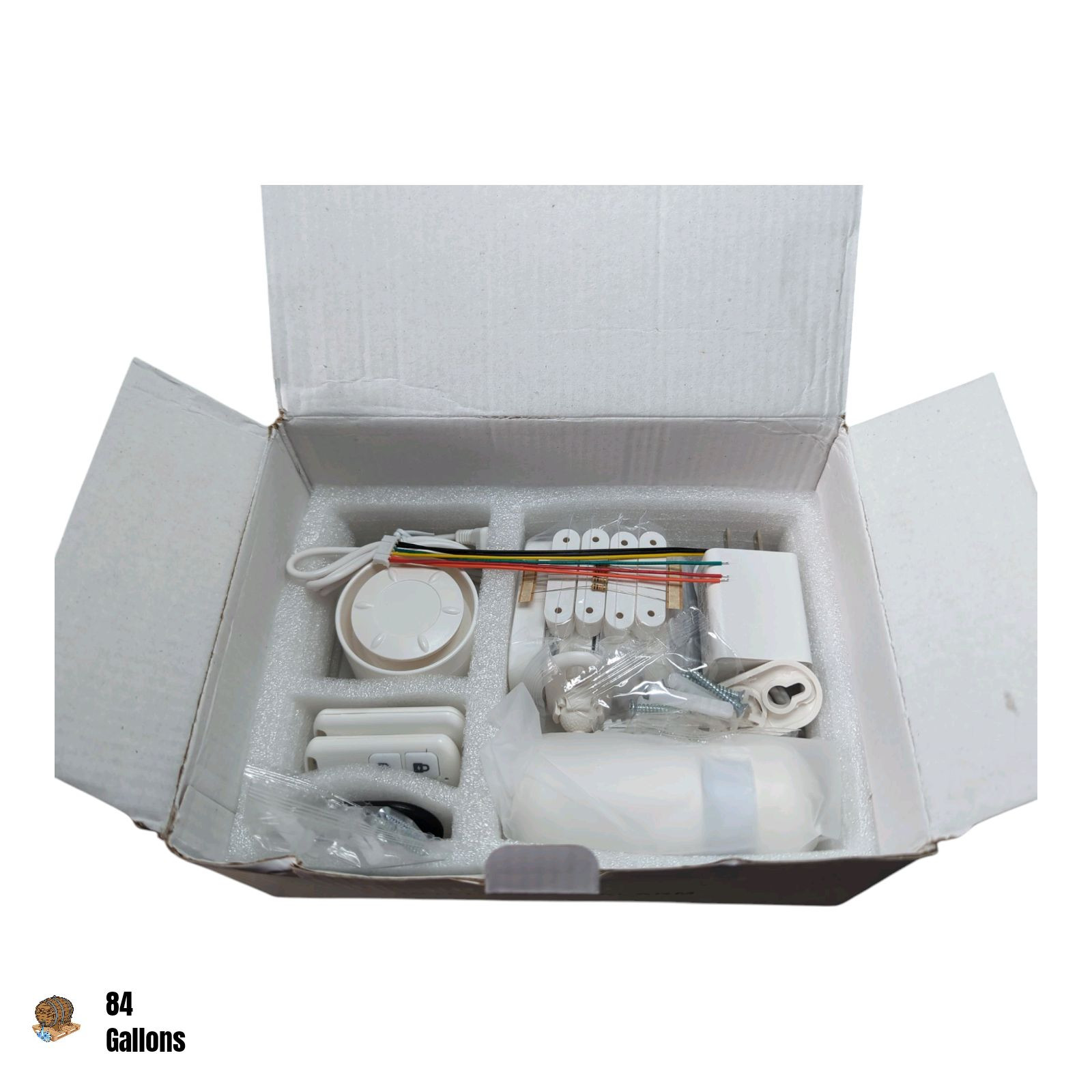 Wireless Smart Home Alarm System – ‎PG107F with Door & Motion Sensors Remote