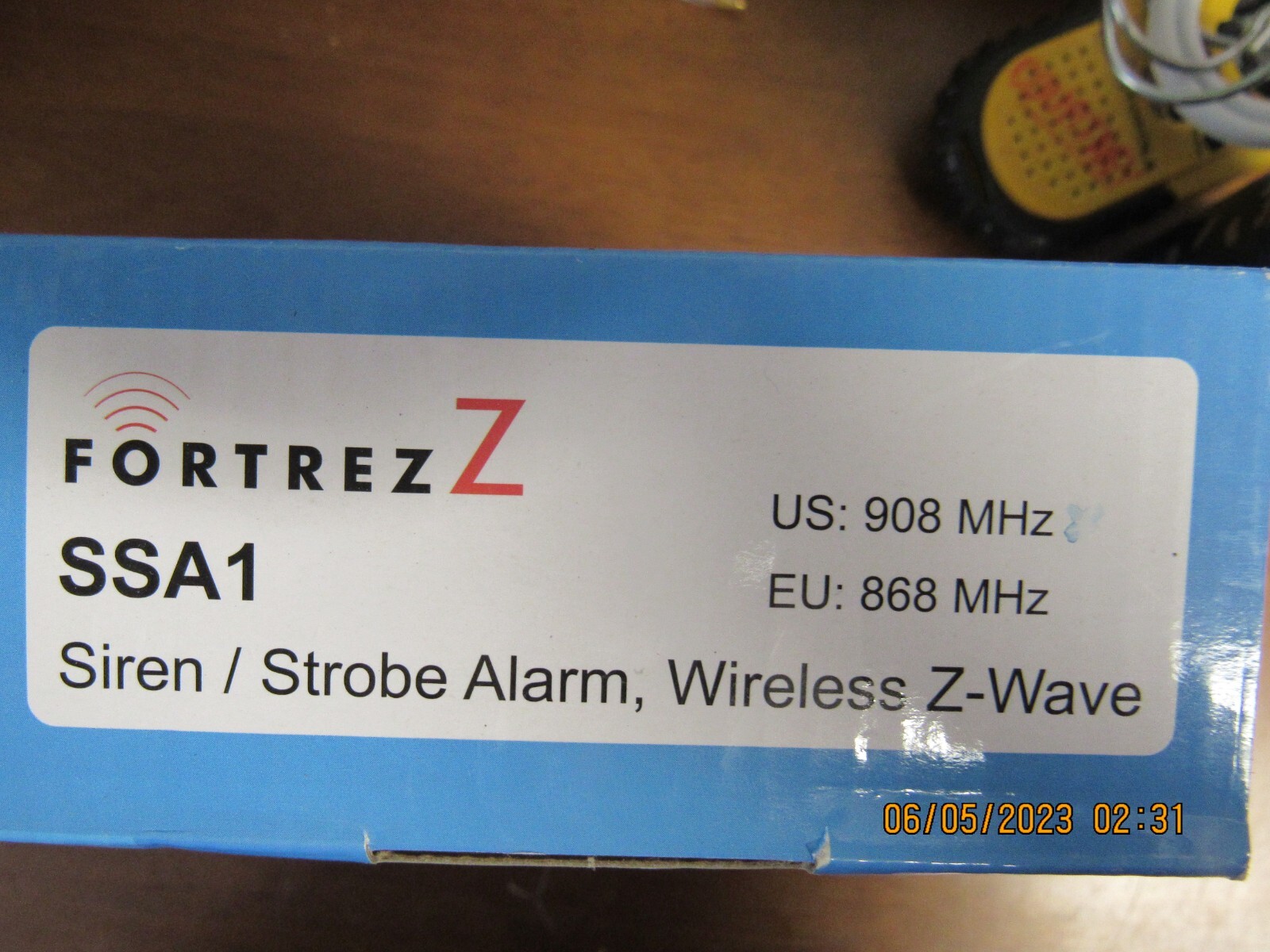Fortrezz-Wireless Z-Wave Siren Strobe Alarm-SSA1