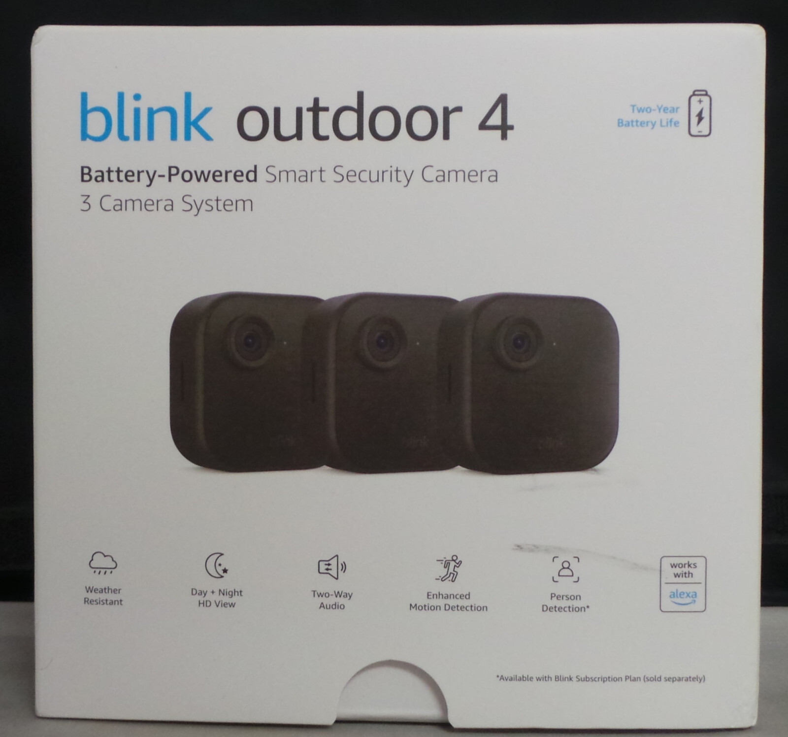 Blink Outdoor 4 – Smart Security 3 Camera System Kit (4th Gen) – SEALED!