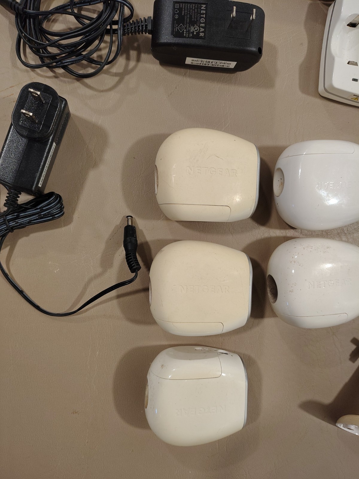 Lot of UNTESTED Netgear Arlo Cameras Charger Base Station Add Ons