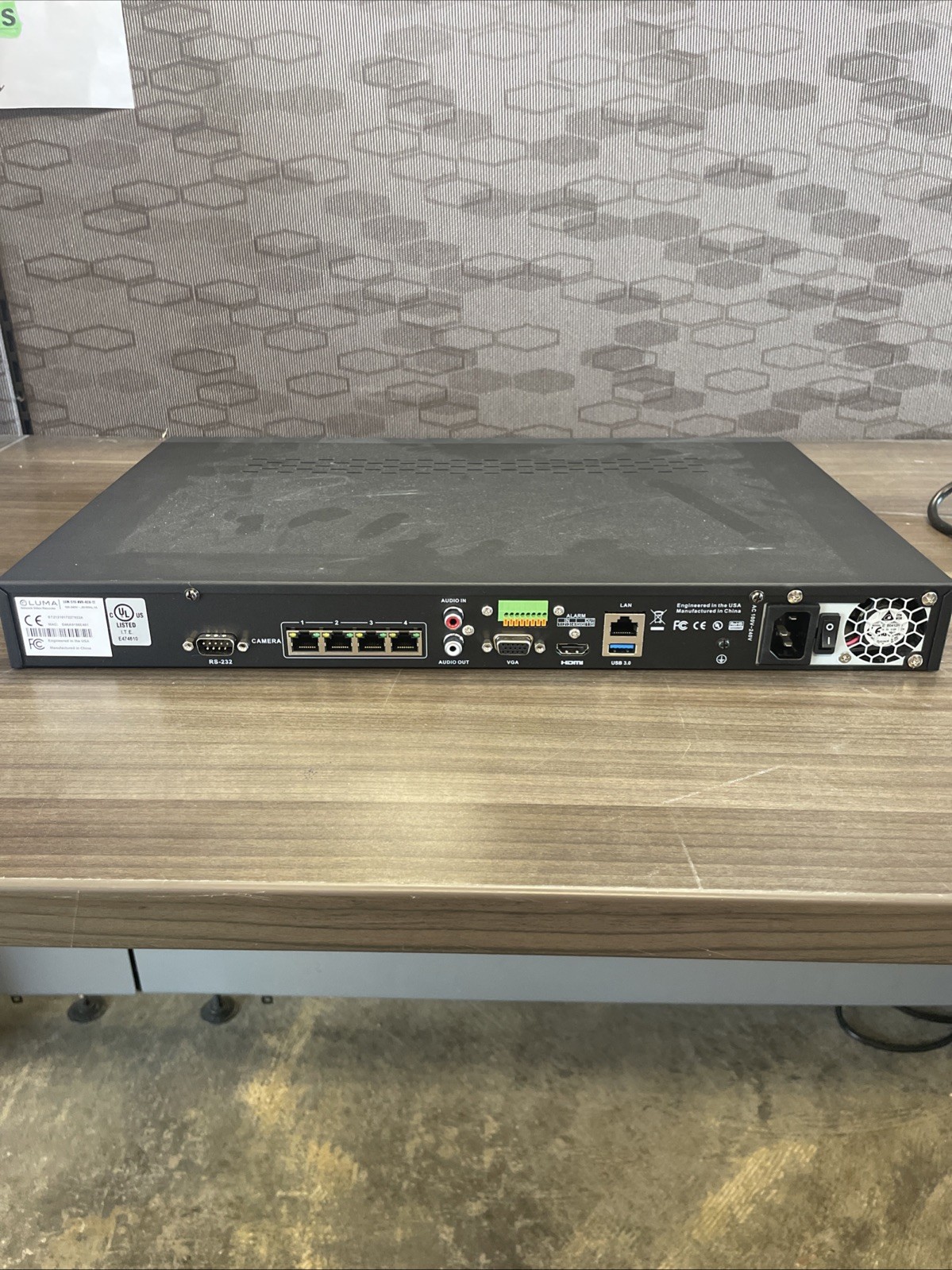 Luma LUM-510-NVR-4CH 4 Channel 1TB HDD NVR 510 Series – OB (NEEDS DEFAULT)