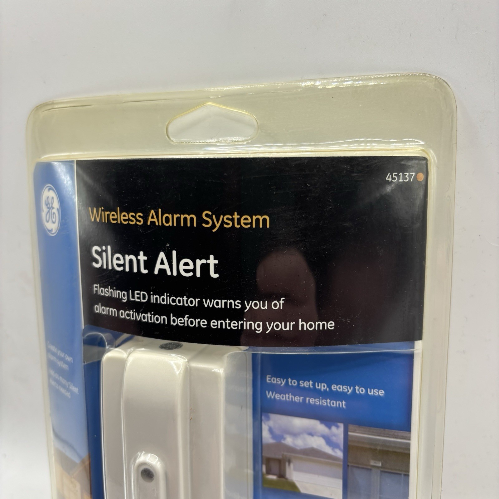 GE Choice Silent Alert Wireless Alarm System Flashing LED General Electric 45137