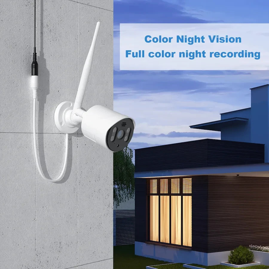 TOPVISION 8 Channel NVR Security System with (3) 1080P WiFi Camera (6026HEC-XMW)
