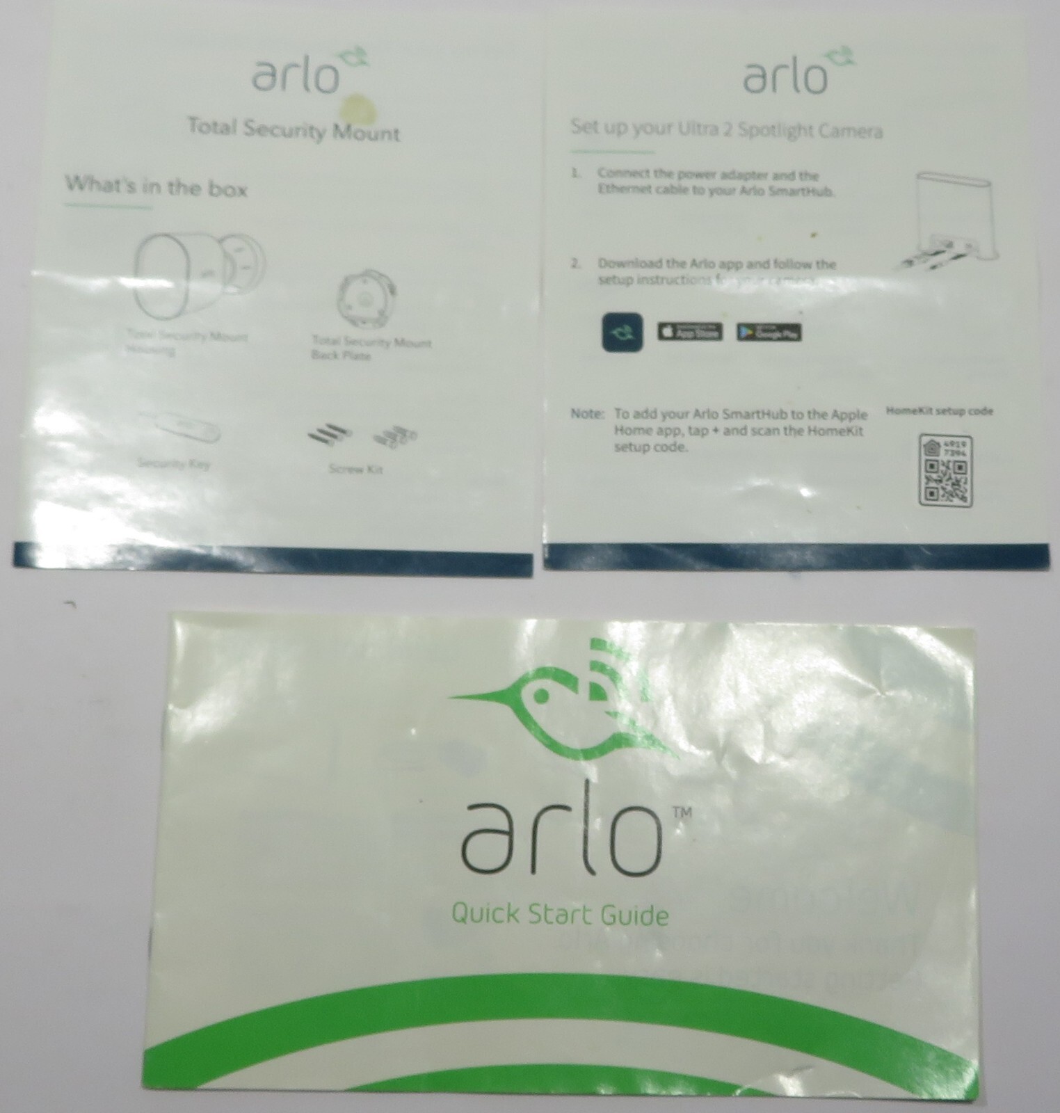 Lot of 7 Arlo Security Cameras + Netgear Base Station + Many Accessories