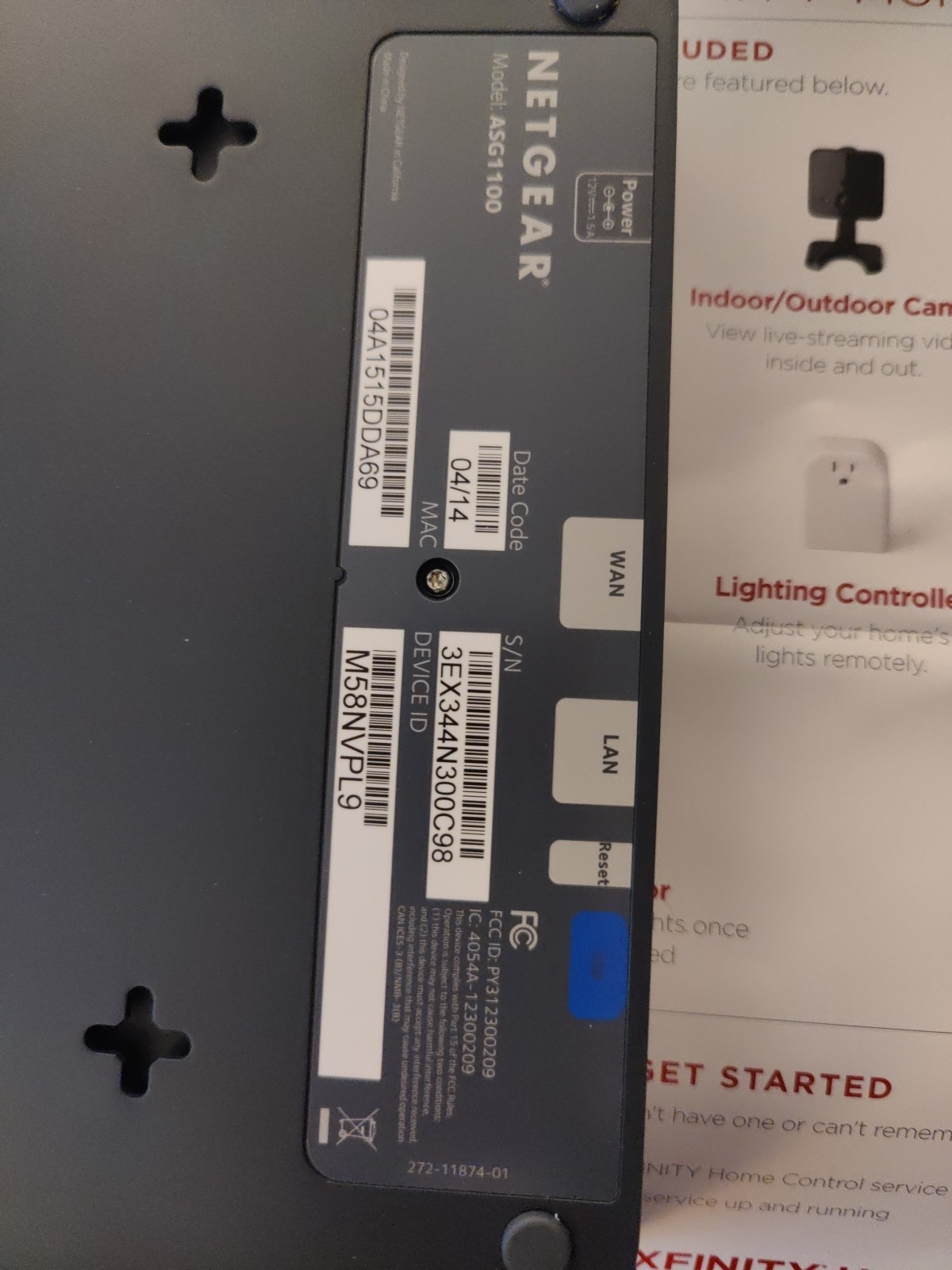 Xfinity Complete Home Security System