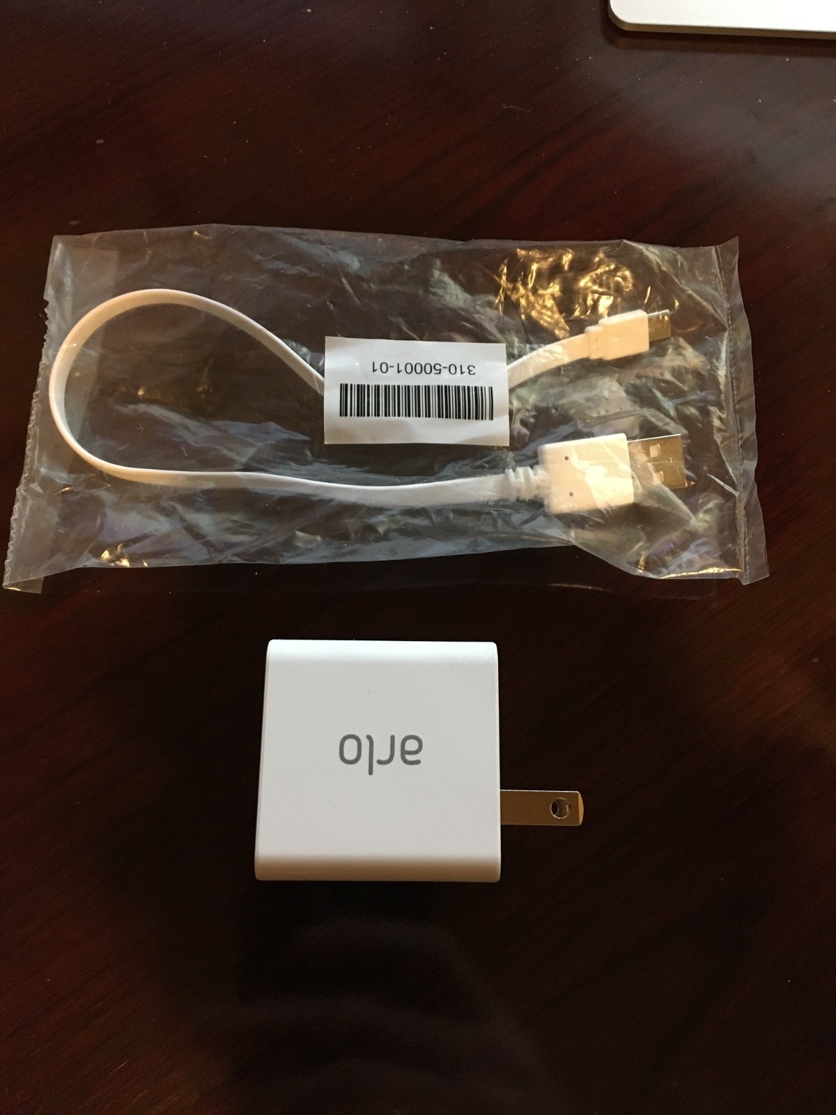 Authentic Arlo Charger Cable and USB Charger For Pro, Pro 2 Security Light SHORT
