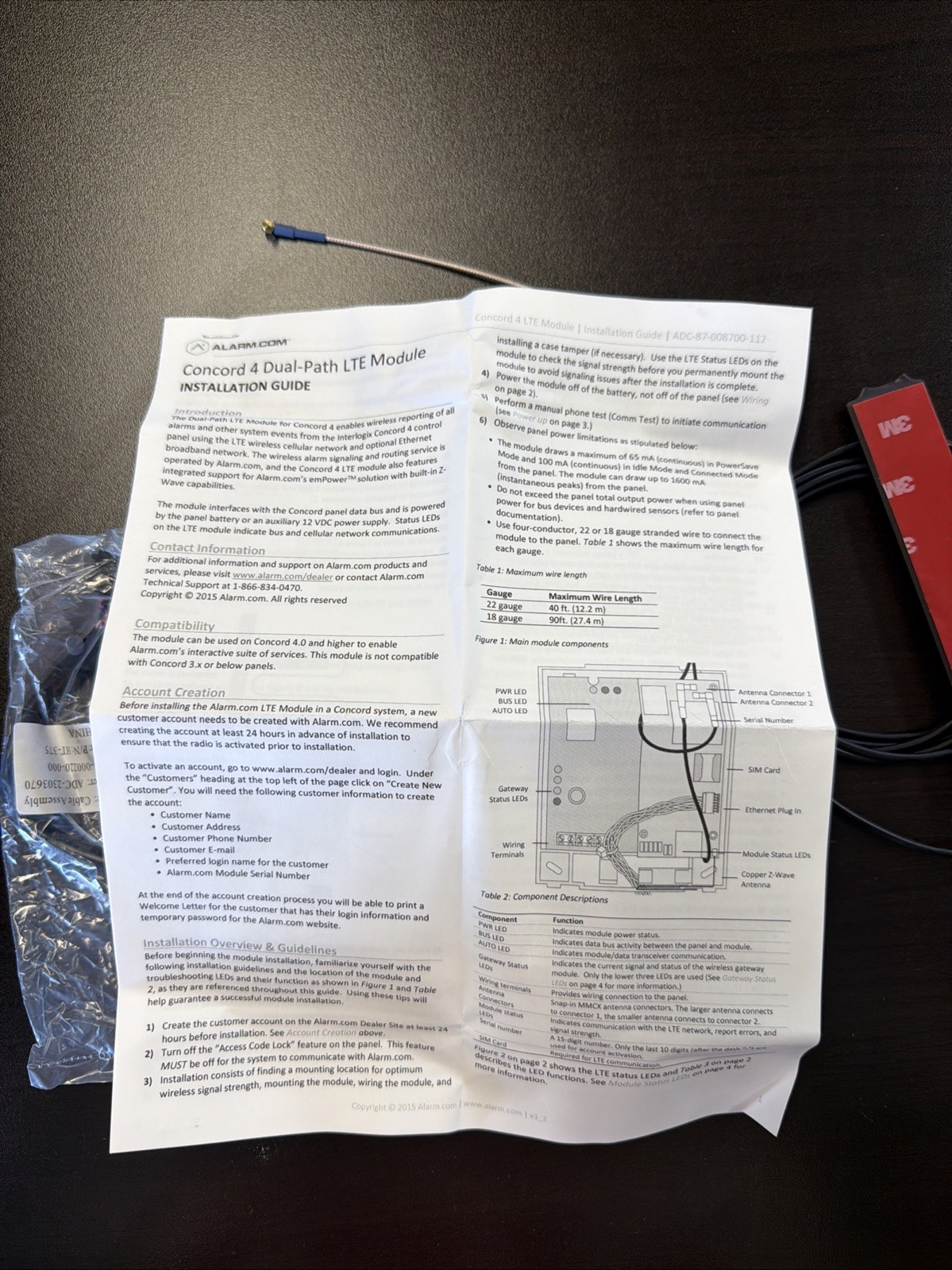 Alarm.com CD-410-US-VZ-LTEUP (Update for Concord LTE Module for Verizon)