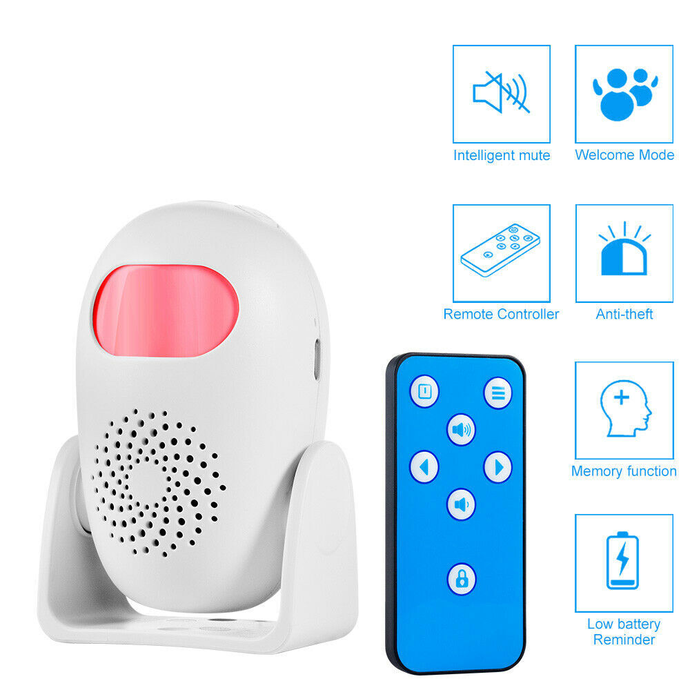 New Home Security Welcome Entry Doorbell Wireless Alarm Motion Sensor Detector