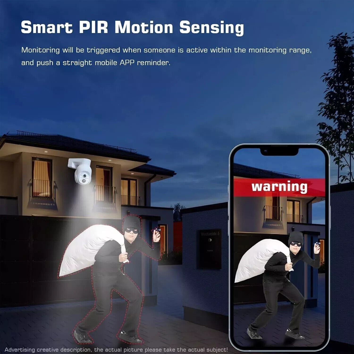 4MP Wireless Solar Security Camera System CCTV 10CH 500GB Outdoor 360° PTZ View