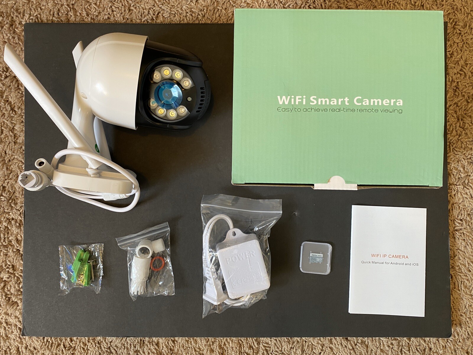 1080P PTZ Wifi IP Camera Outdoor 4X Digital Zoom AI Human Detect Wireless Camera