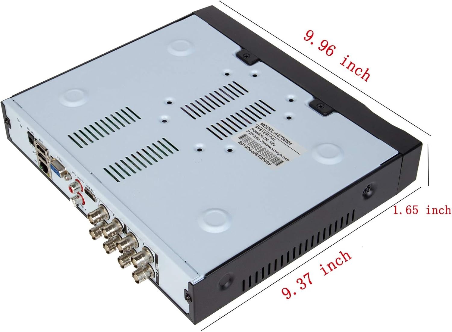 1080N Hybrid DVR CCTV Recorder with Motion Detection & Remote Mobile Monitoring