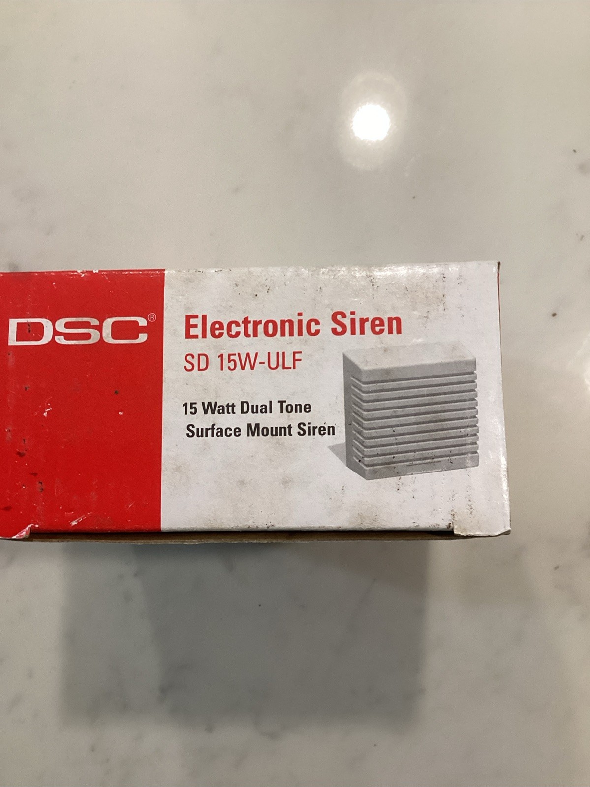 DSC Electronic Siren SD 15W-ULF 15 Watt Dual Tone Surface Mount New E27