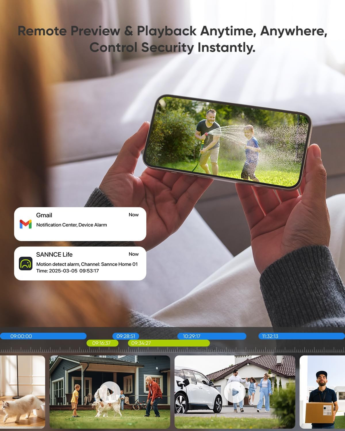 5MP Poe Security Camera System, 8CH 6MP Surveillance NVR with 4PCS 5MP HD Weathe
