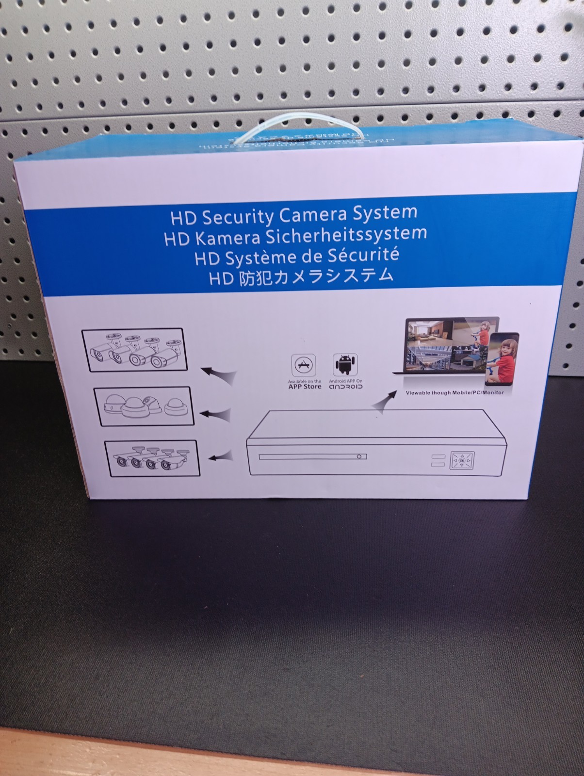 Hd Security Camera System With Four Cameras