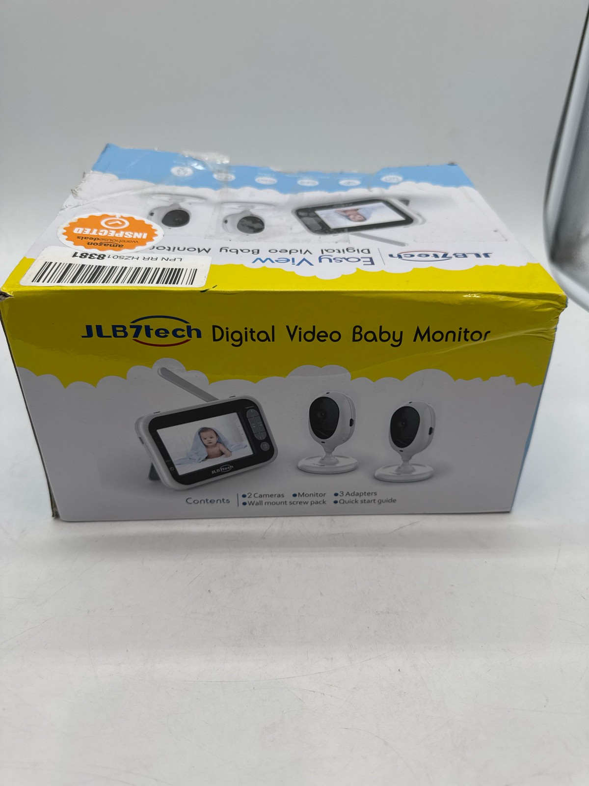 (BROKEN) JLB7tech Video Baby Monitor Two Cameras 4.3in LCD Night Vision 953B-2T