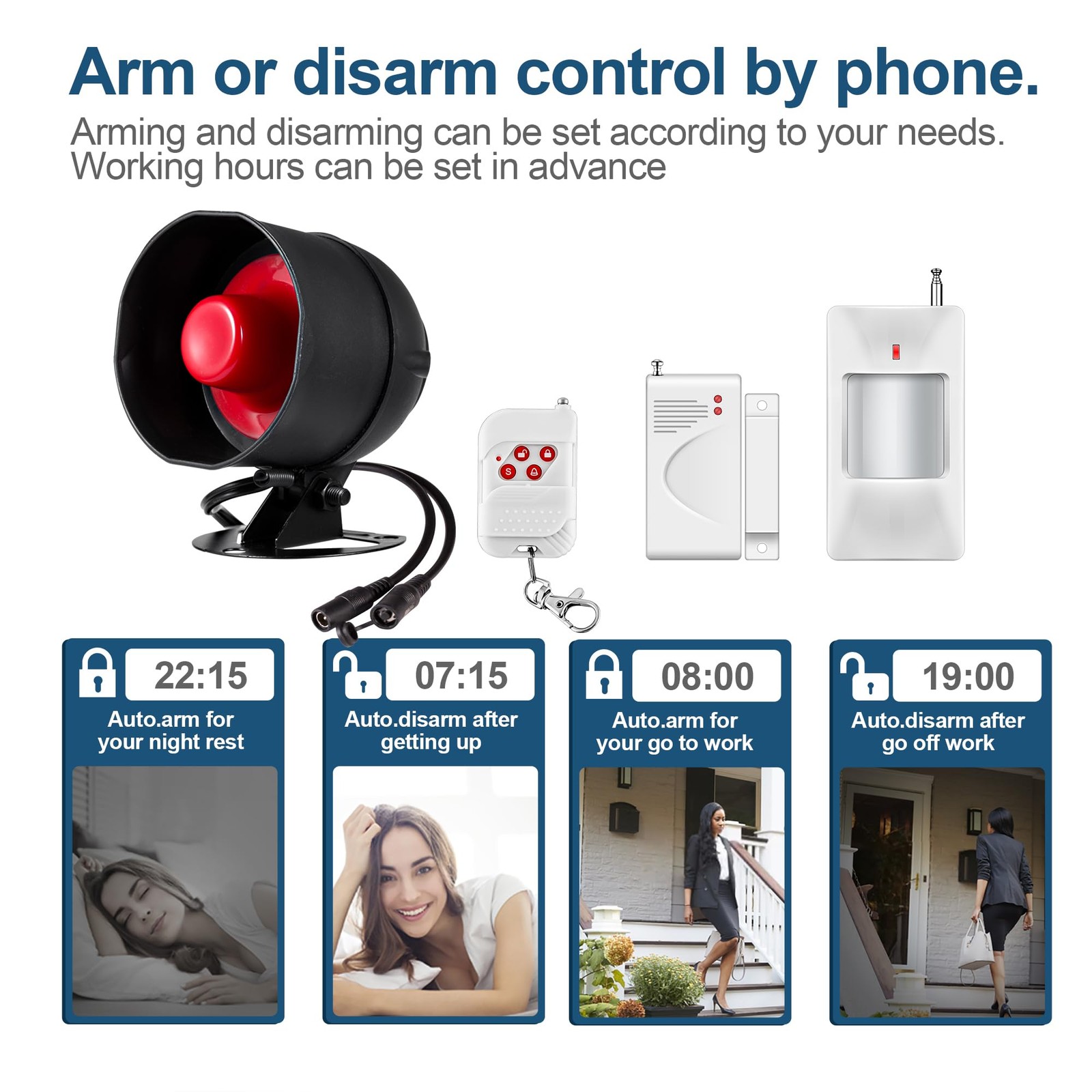 TOWODE WiFi Alarm System Siren