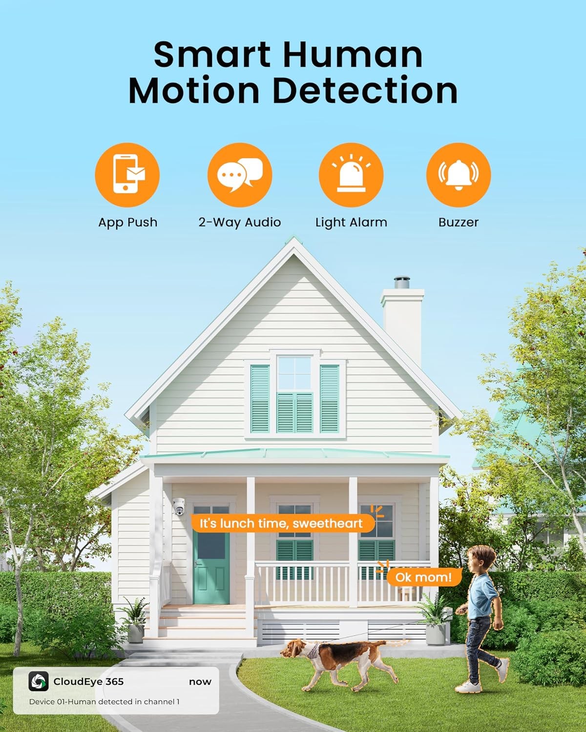 10CH NVR 4PCS 4MP WiFi Solar Battery Powered Security Camera Outdoor Wireless PT