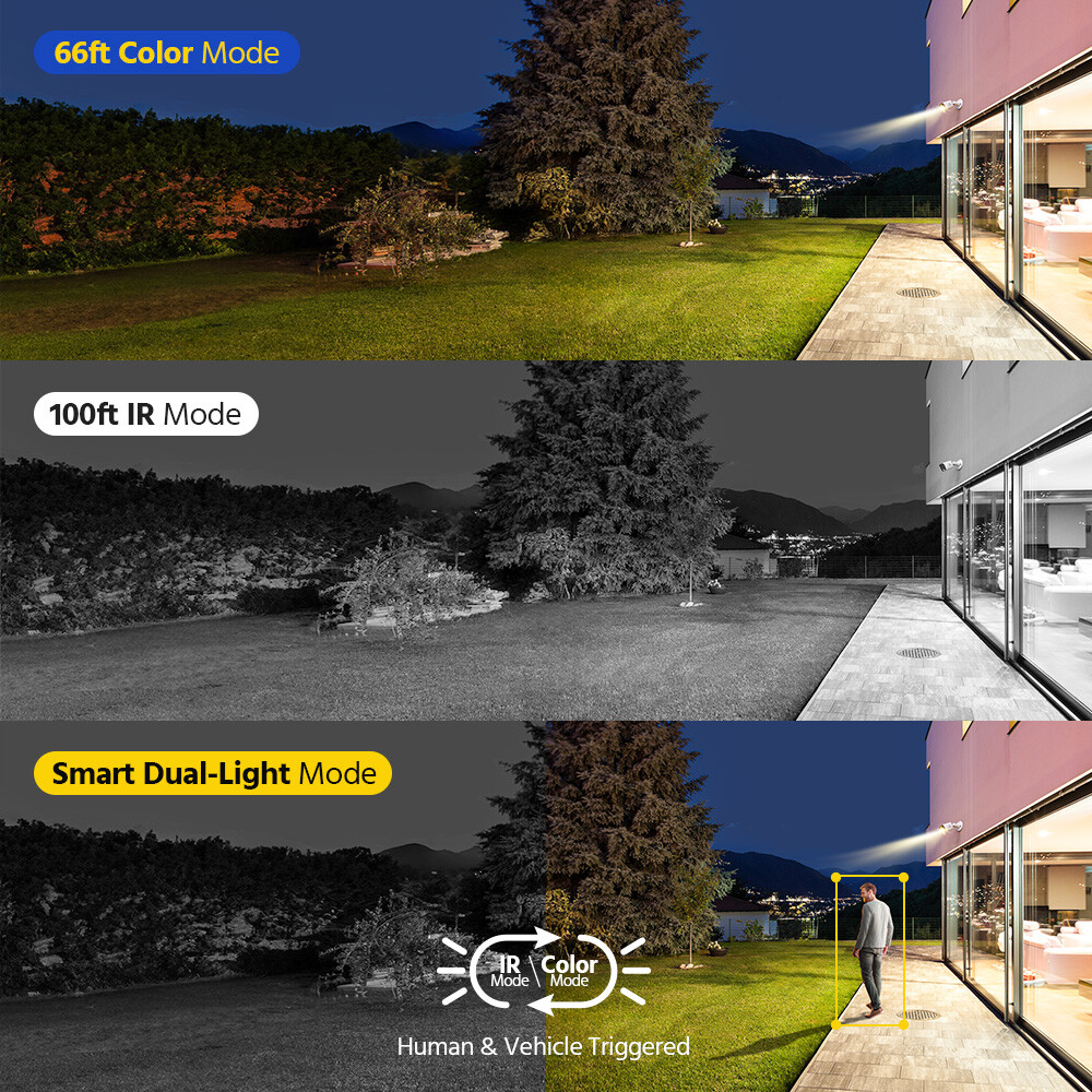 ANNKE 4K 8MP HD EXIR CCTV Security Camera Color Night Vision IP67 for TVI System