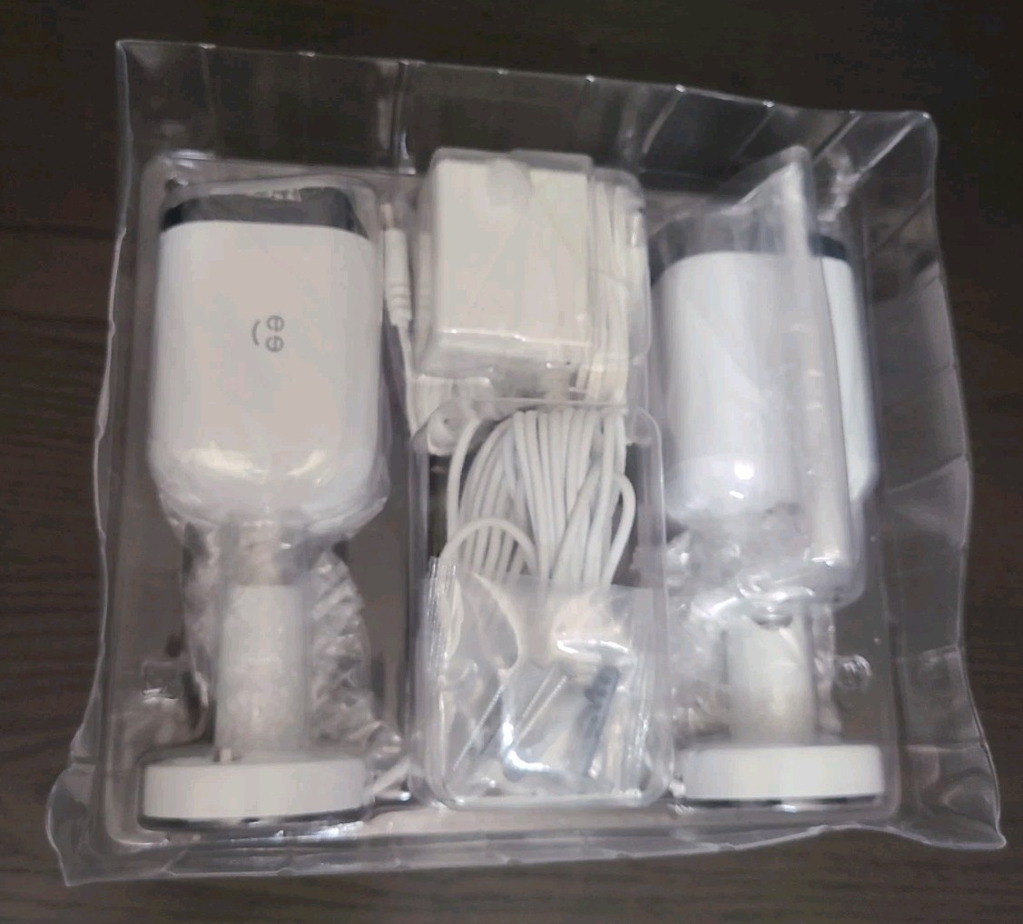 Geeni Hawk 3 1080p Smart Wi-Fi Outdoor Security Cameras 2 Pack (NEW OPEN BOX)