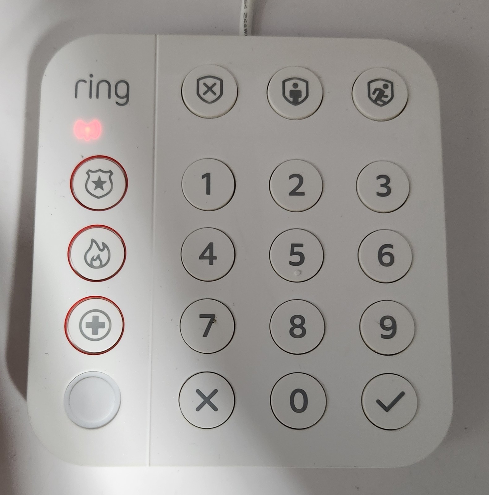 Ring Keypad 5AT2S7 (2nd Gen) White Z-Wave Plus