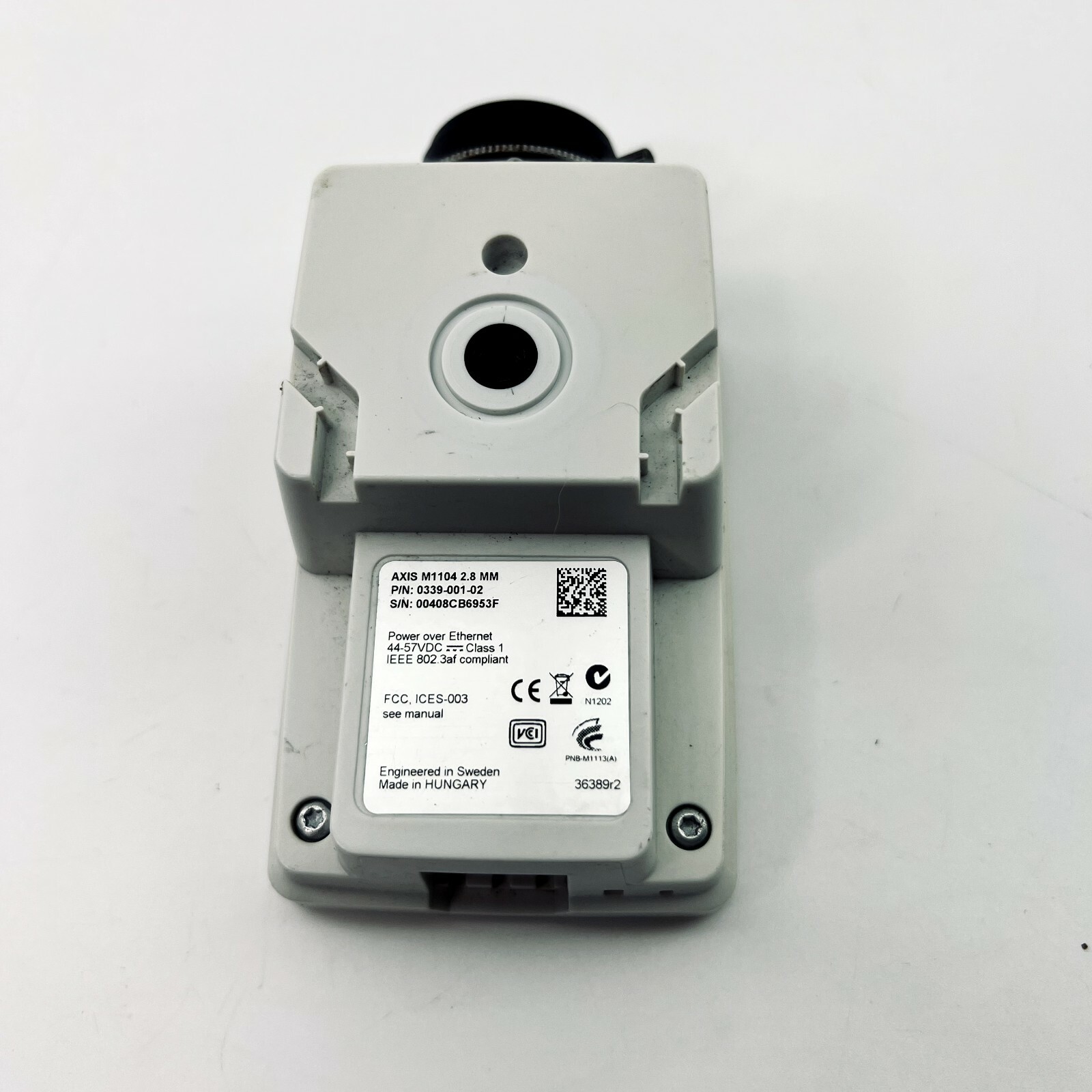 Axis M1104 HDTV 720p PoE Network Camera 2.8mm Fixed Lens F2