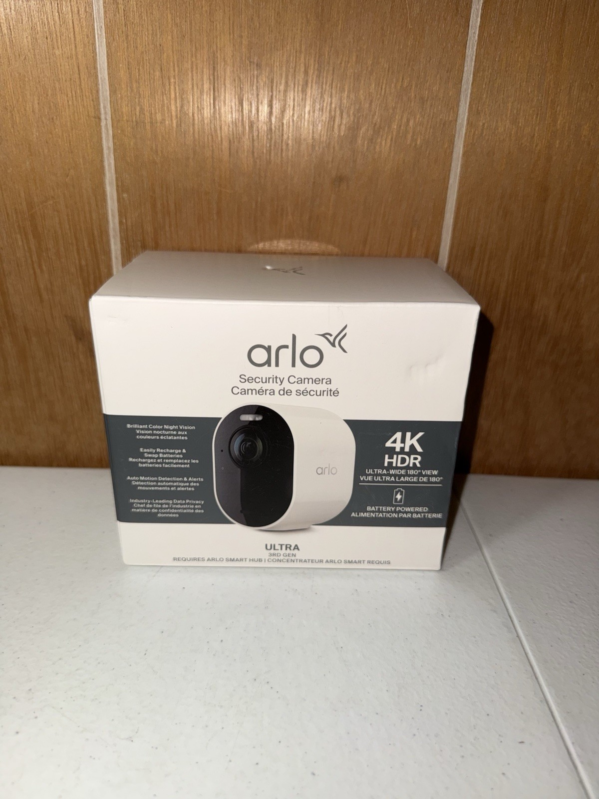 Arlo Ultra 4K 3rd Gen Single Add On Security Camera Battery Powered NEW