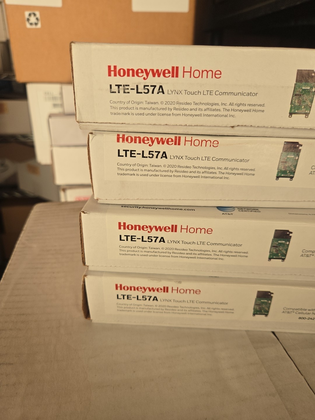 Honeywell Home LTE-L57A For Lynx 7000 & 5210 AT&T Cellular LTE-L57A 4 Pack Lot