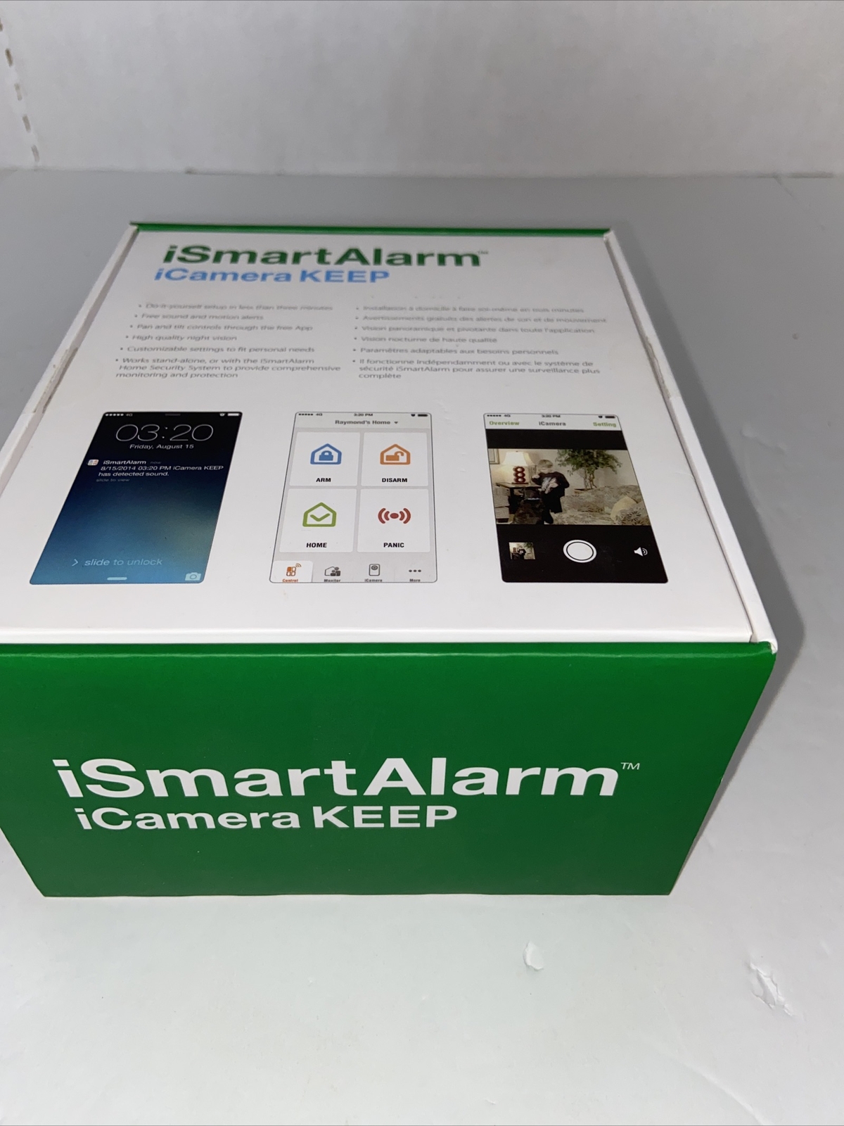 iSmartAlarm Premier Bundle Home Security Camera Contact Motion Sensors( B99)