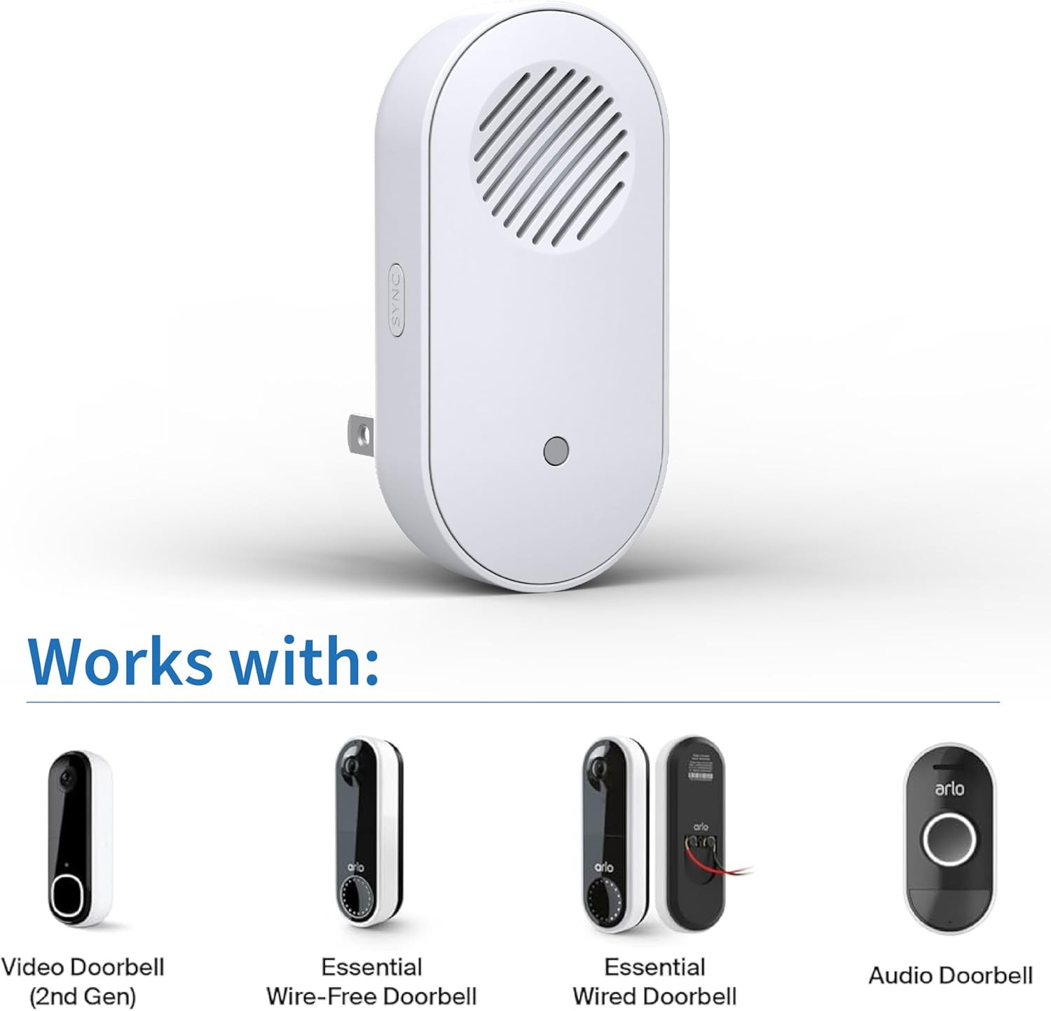 Arlo Chime 2 – Built-In Siren, Audible Alerts, Customizable Melodies