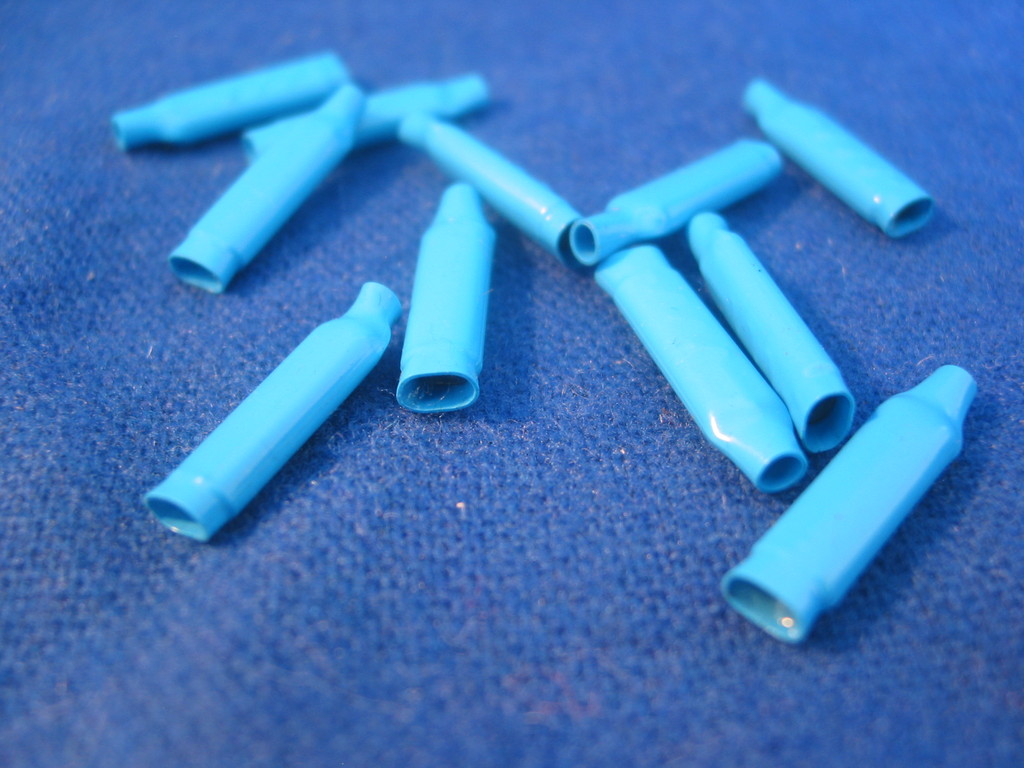 250 B Connectors Alarm Wire Gel Crimp Blue Dolphin Clips