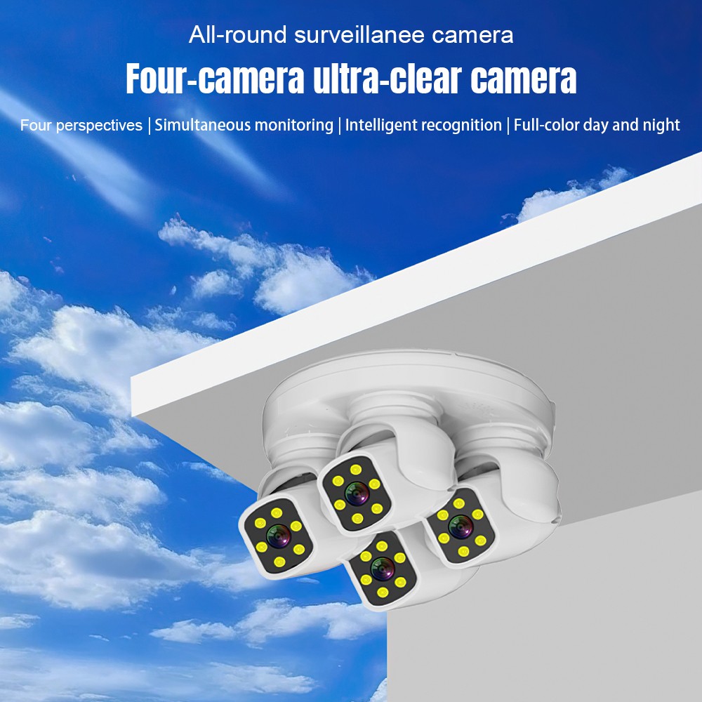 8MP WIFI Security Cameras 1080P Night Vision Video Supermarket Warehouse Factory