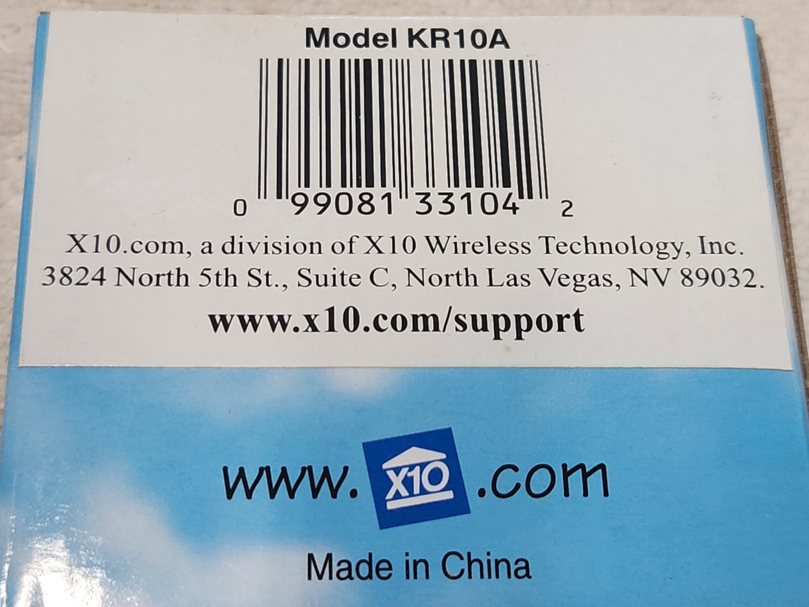 Lot of 2 X-10 Powerhouse KR10A Security Keyfob Remote Control NEW FREE SHIPPING