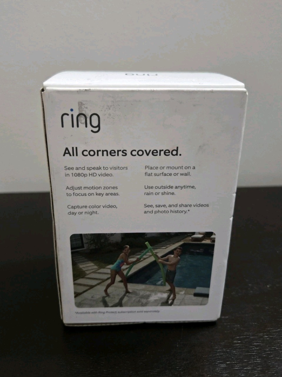 Ring Stick Up Cam Battery – Black – Open Box