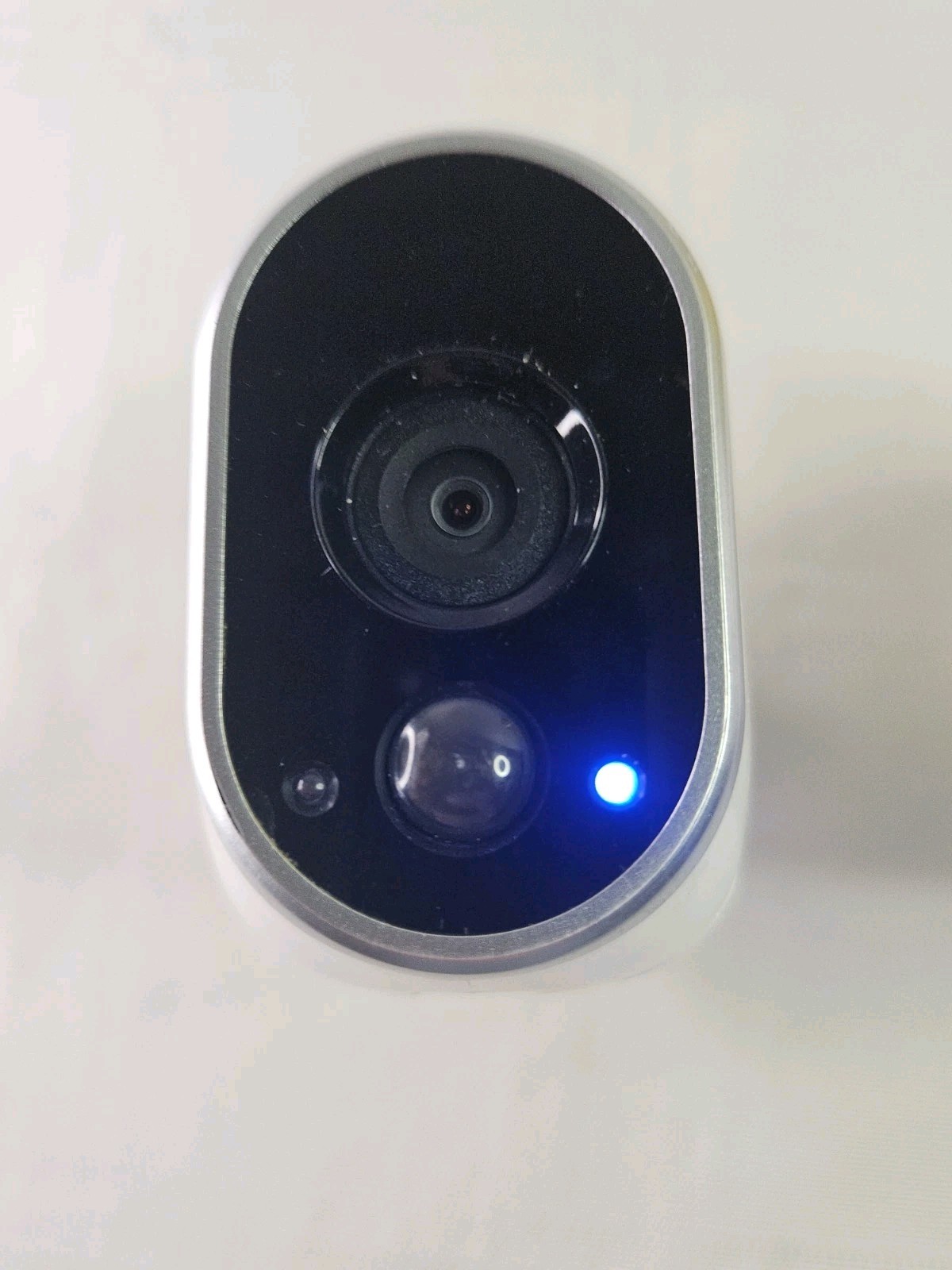 Two Netgear Arlo VMC3030 Indoor/Outdoor Security Camera White w/Magnet Mount