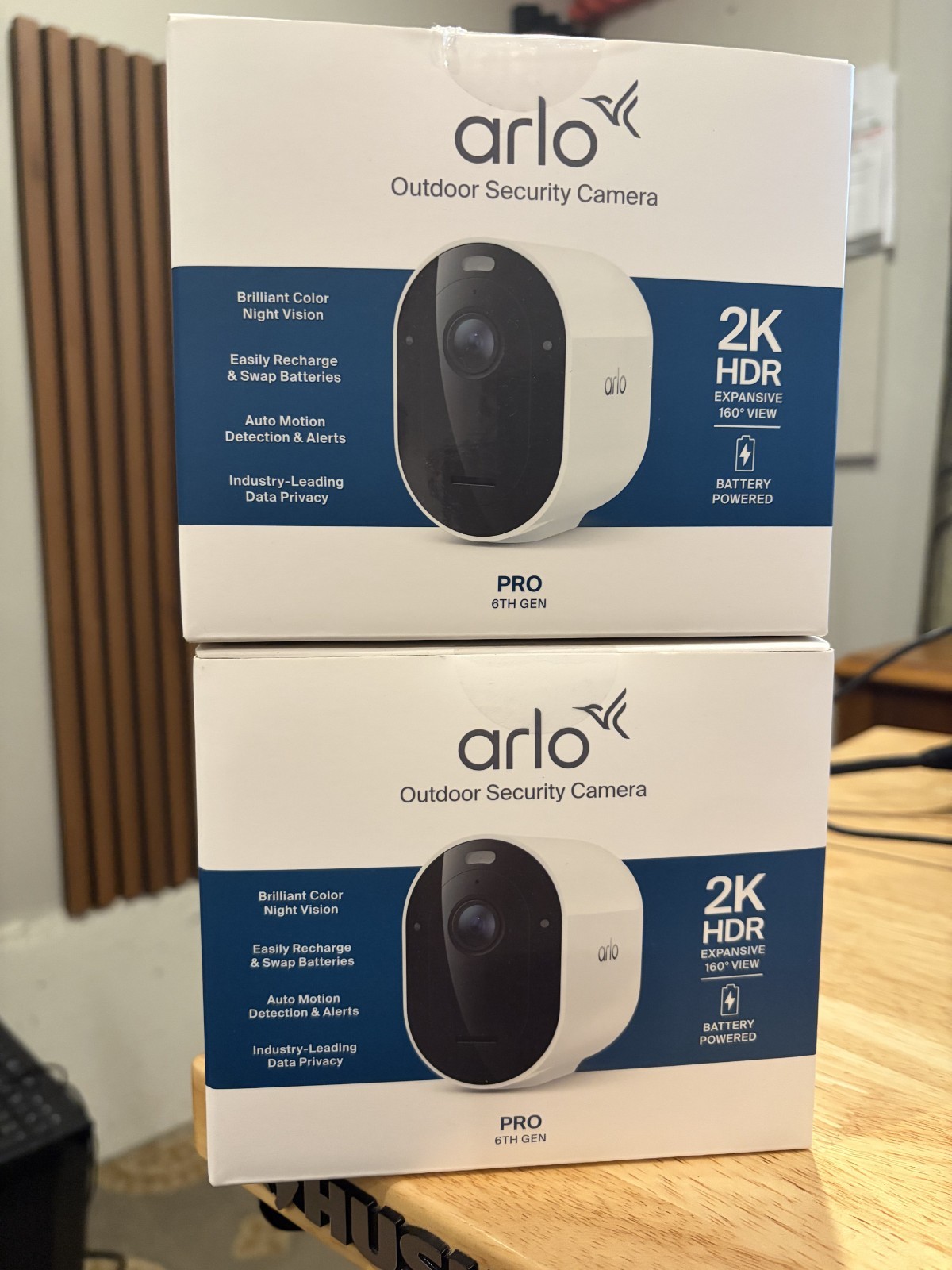 Arlo Pro6 Security Camera – set of 2