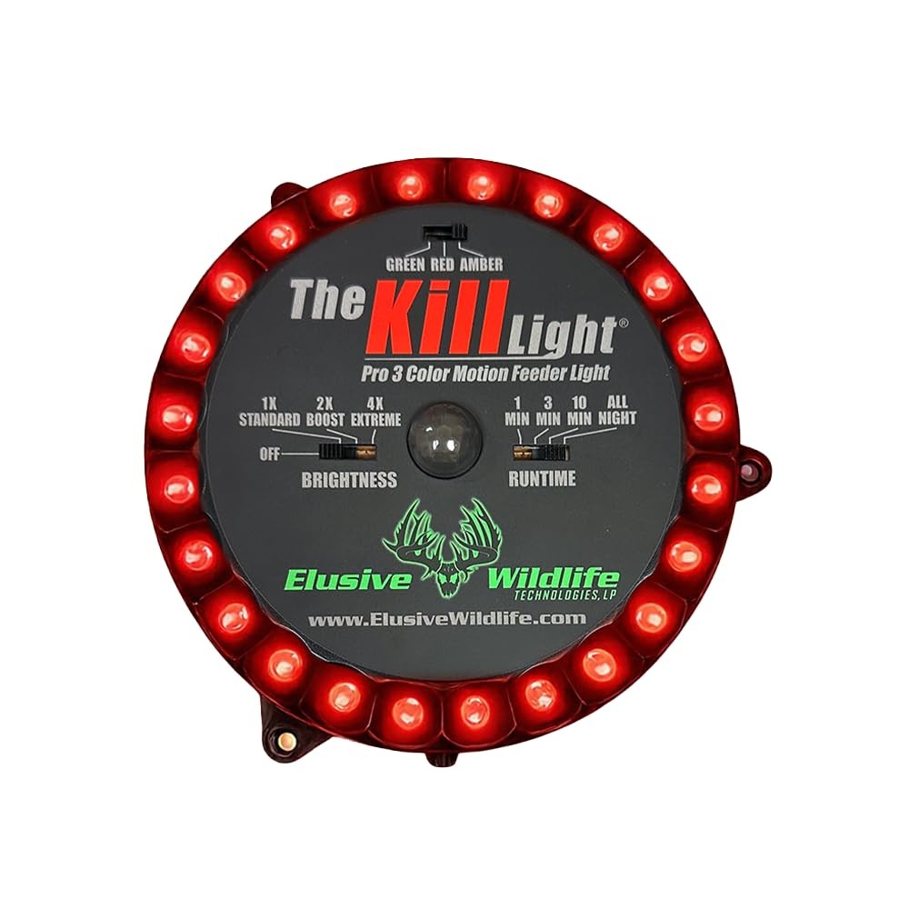 Elusive Wildlife Kill Light 3-Color Feeder – Motion Activated green