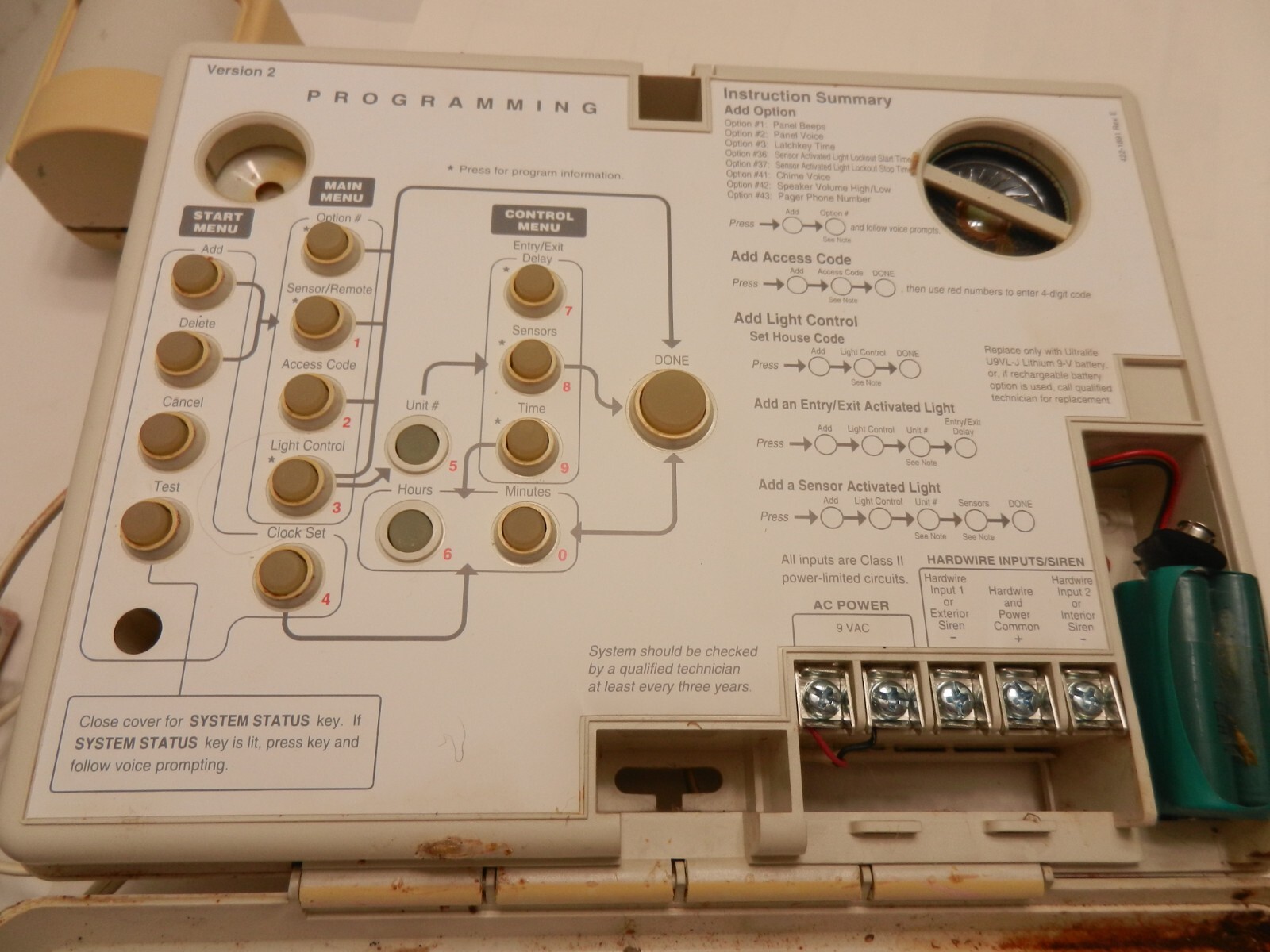 Monitronics Branded complete security system W/ 1 Door 1 Motion