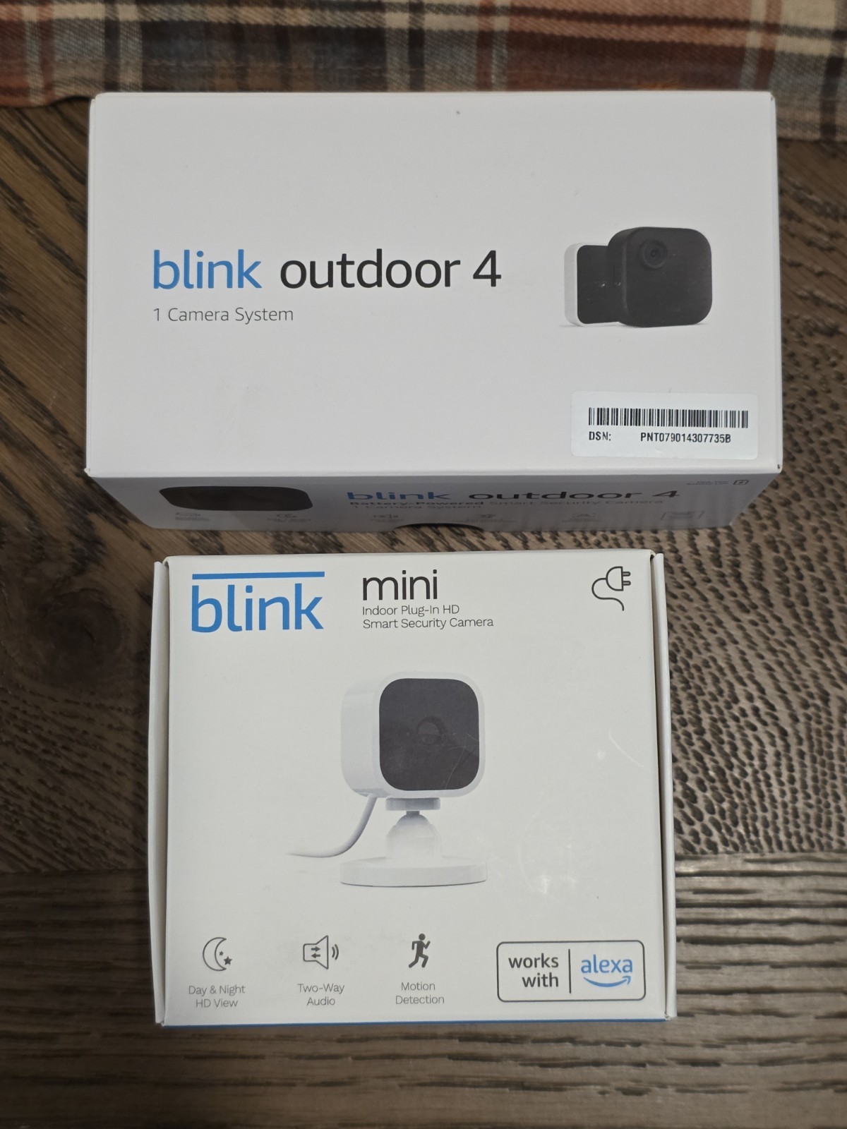 Blink Outdoor 4 & Mini Security Cameras HD, Motion Detection, Alexa