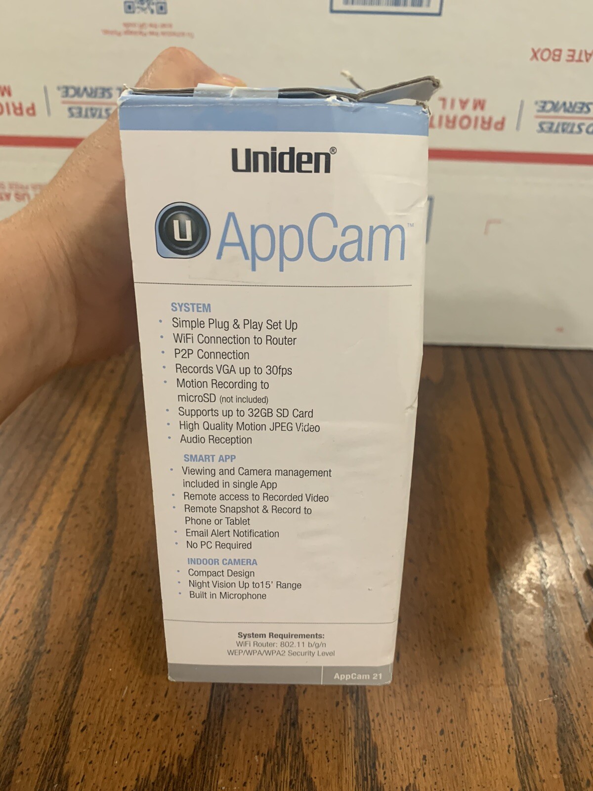 Uniden APPCAM21 Indoor Wireless WIFI Camera – Monitor Anywhere – No PC Required