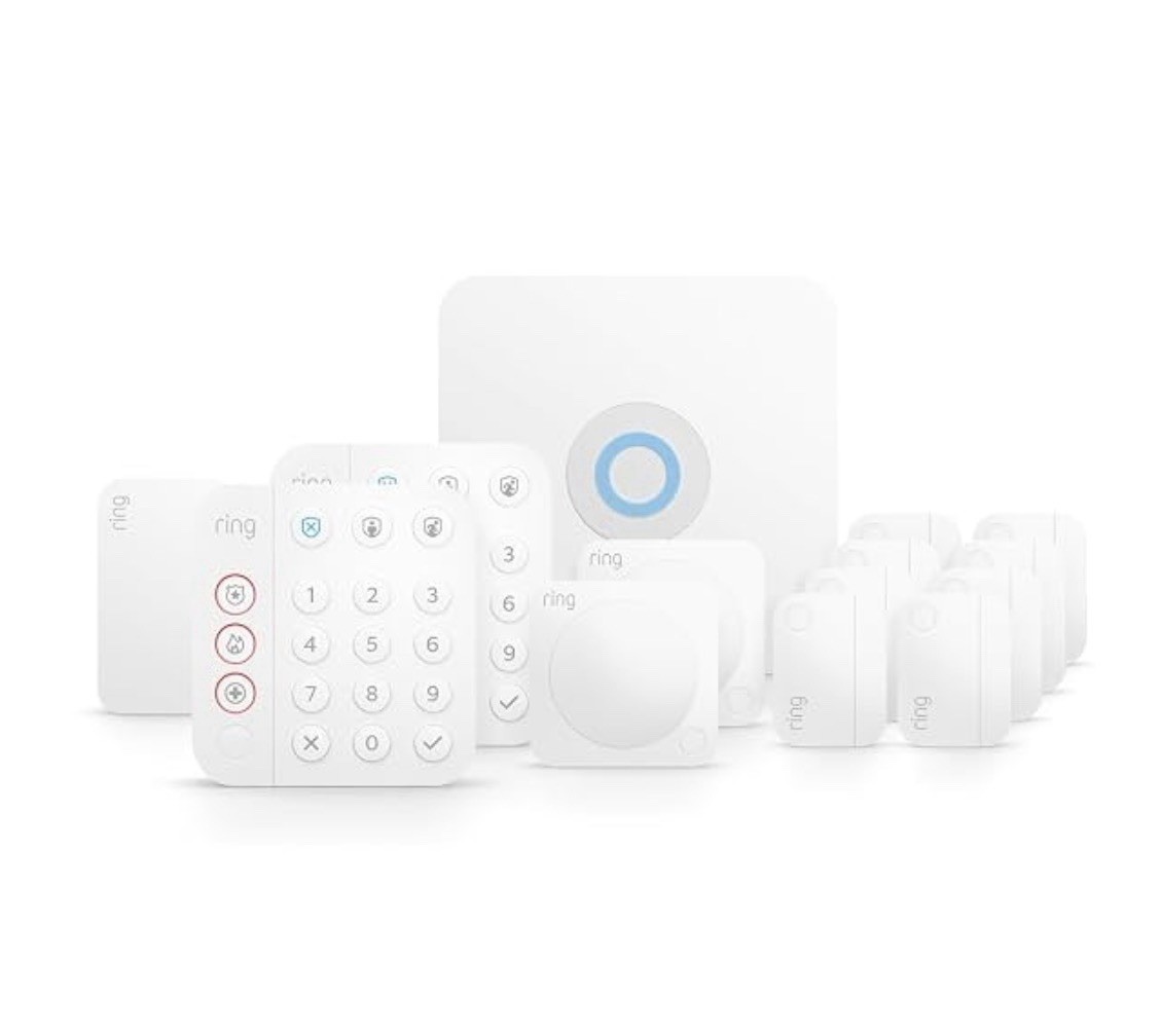 Ring Alarm 14-Piece Kit Alarm Security Kit Alexa Compatible Wireless Smart Home