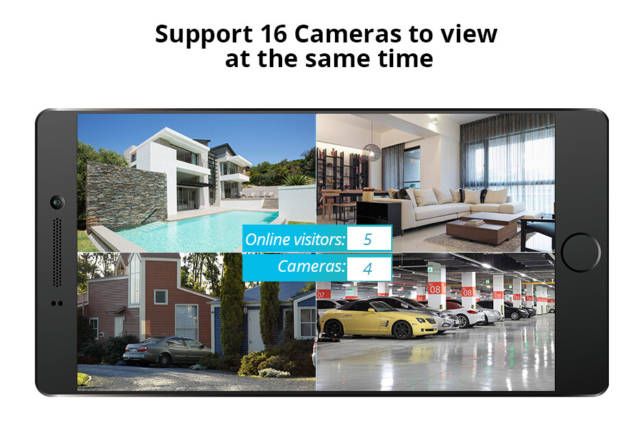 KERUI WiFi 3MP Wireless IP Camera Tuya Smart Home Security Auto Tracking Outdoor