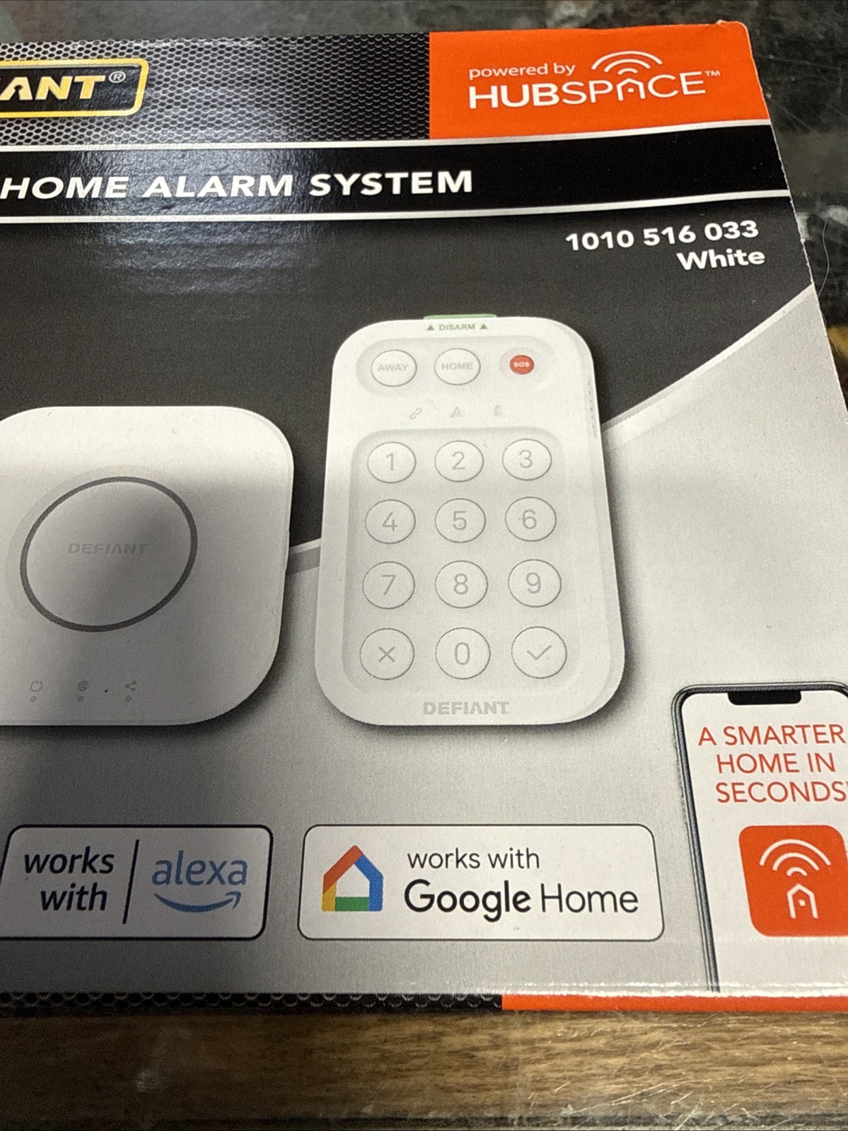 Defiant Smart Home Alarm System w/ WiFi and Bluetooth, Powered by Hubspace Alexa