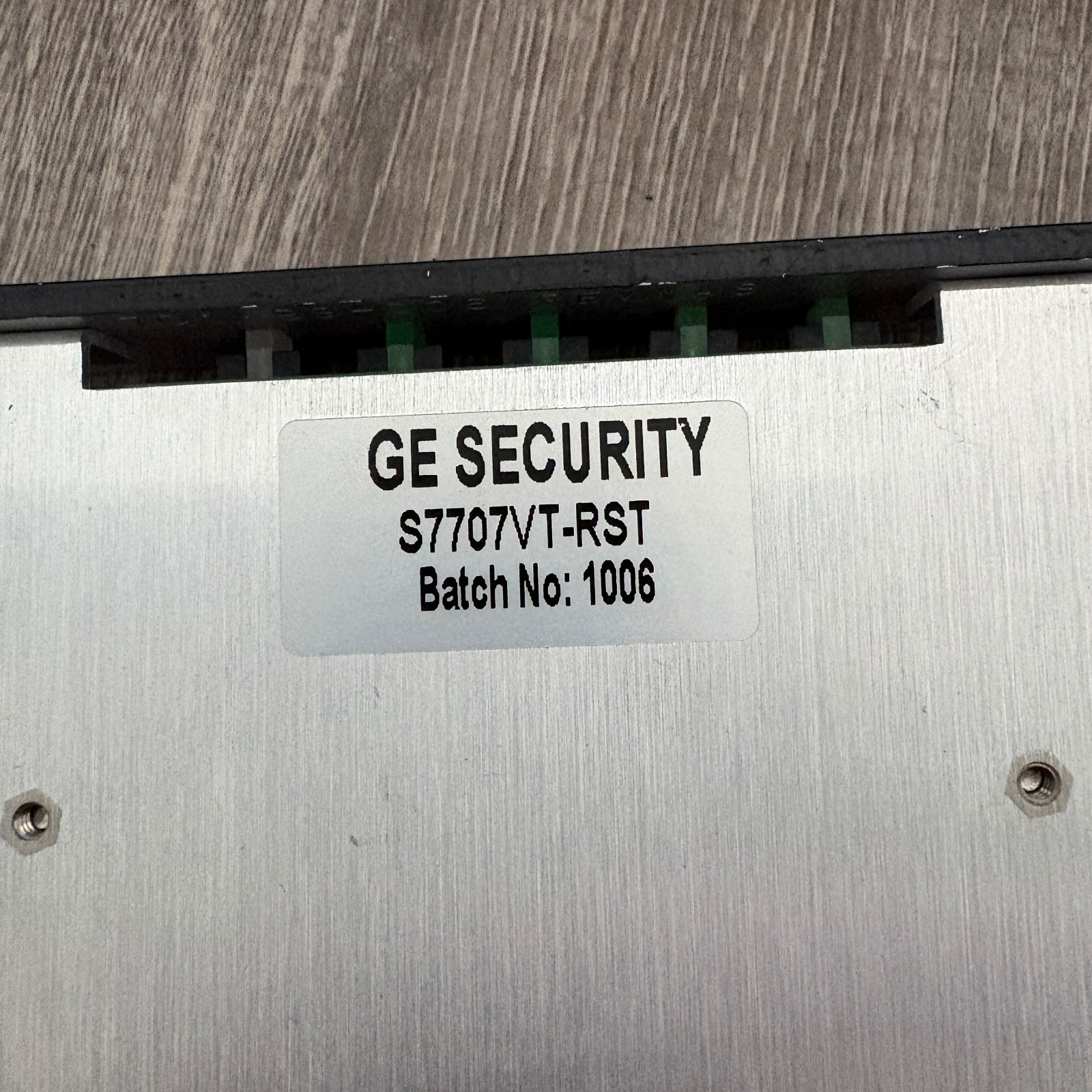 GE Security S7707VT-RST Fiber Optic Video Receiver Card 4 Channel Rack